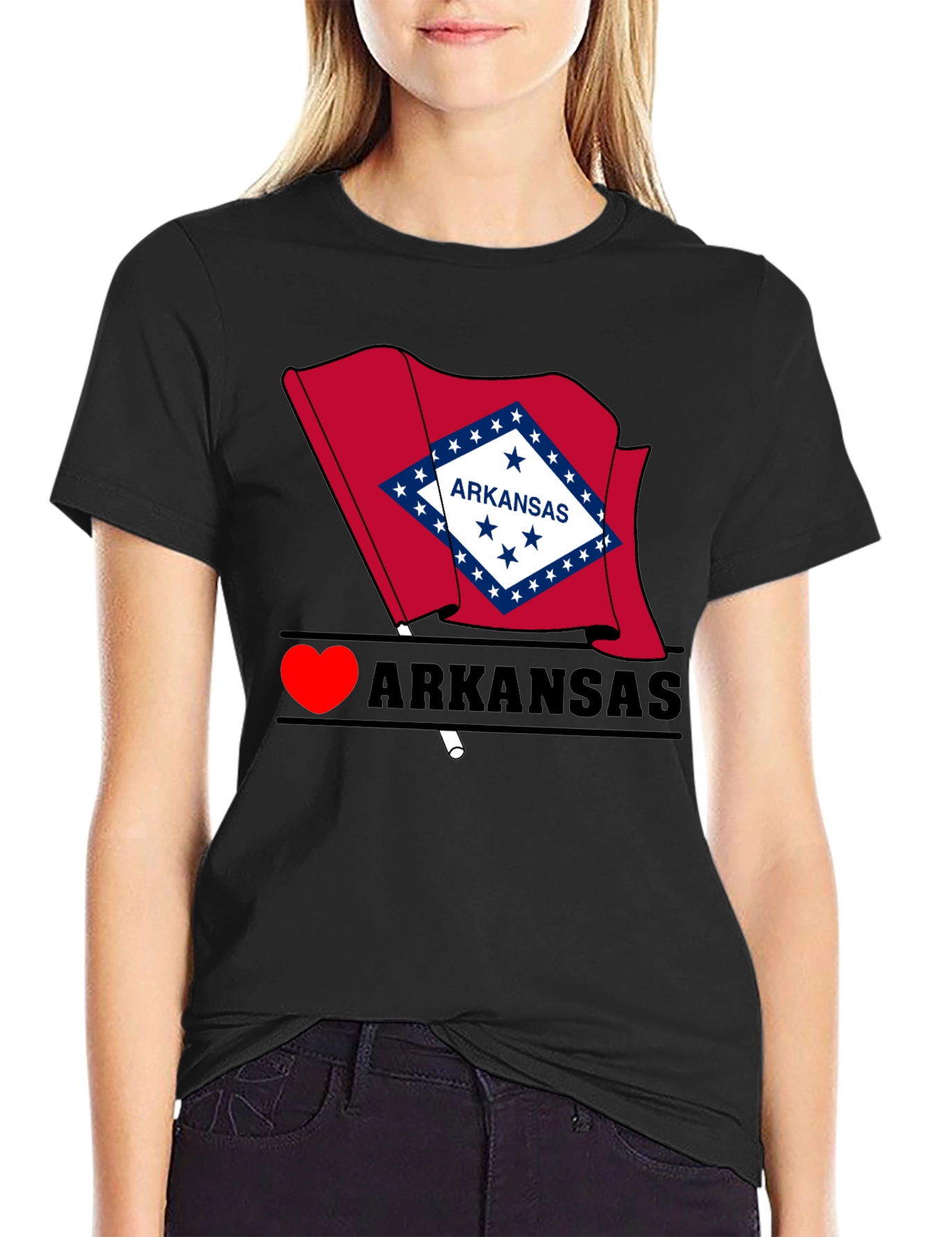 I Heart Arkansas State Pride T-Shirt