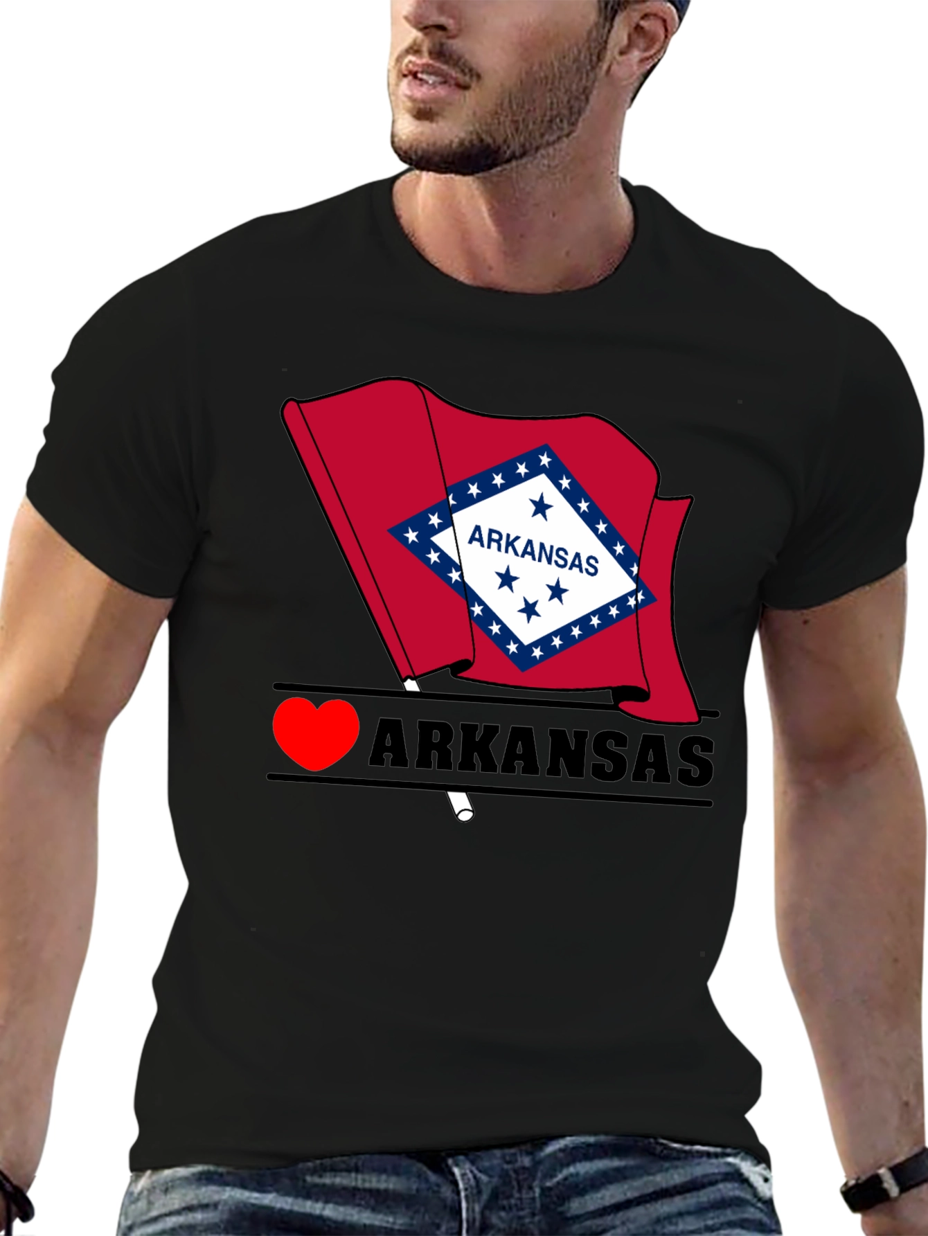 I Heart Arkansas State Pride T-Shirt