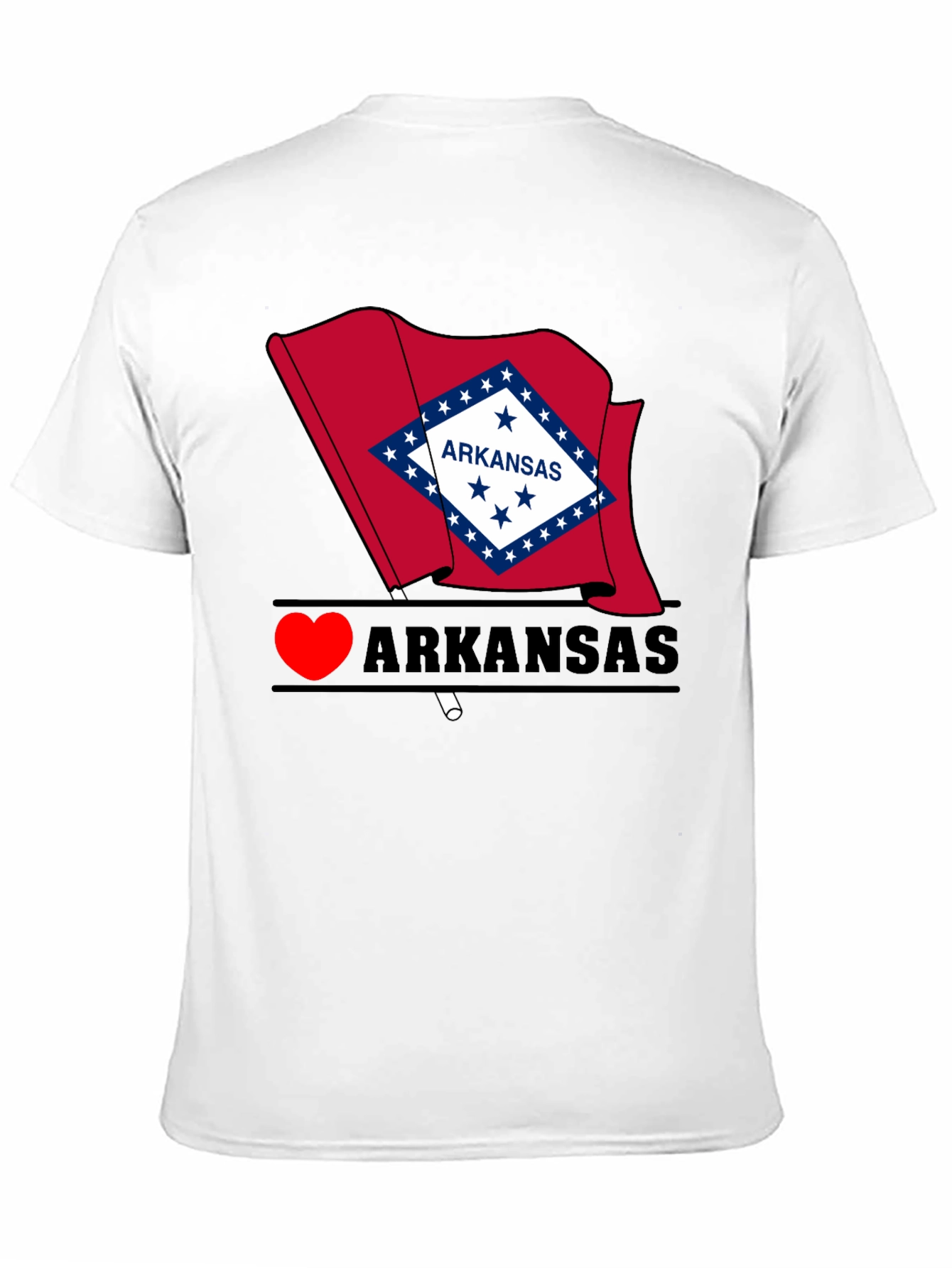I Heart Arkansas State Pride T-Shirt