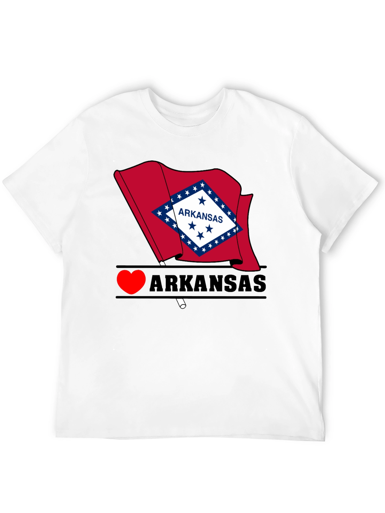 I Heart Arkansas State Pride T-Shirt