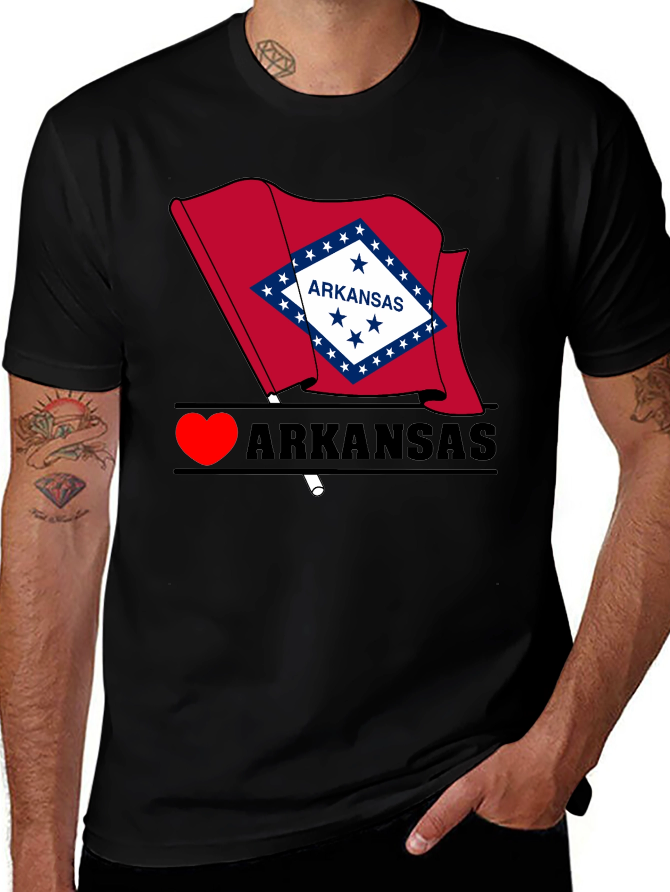 I Heart Arkansas State Pride T-Shirt