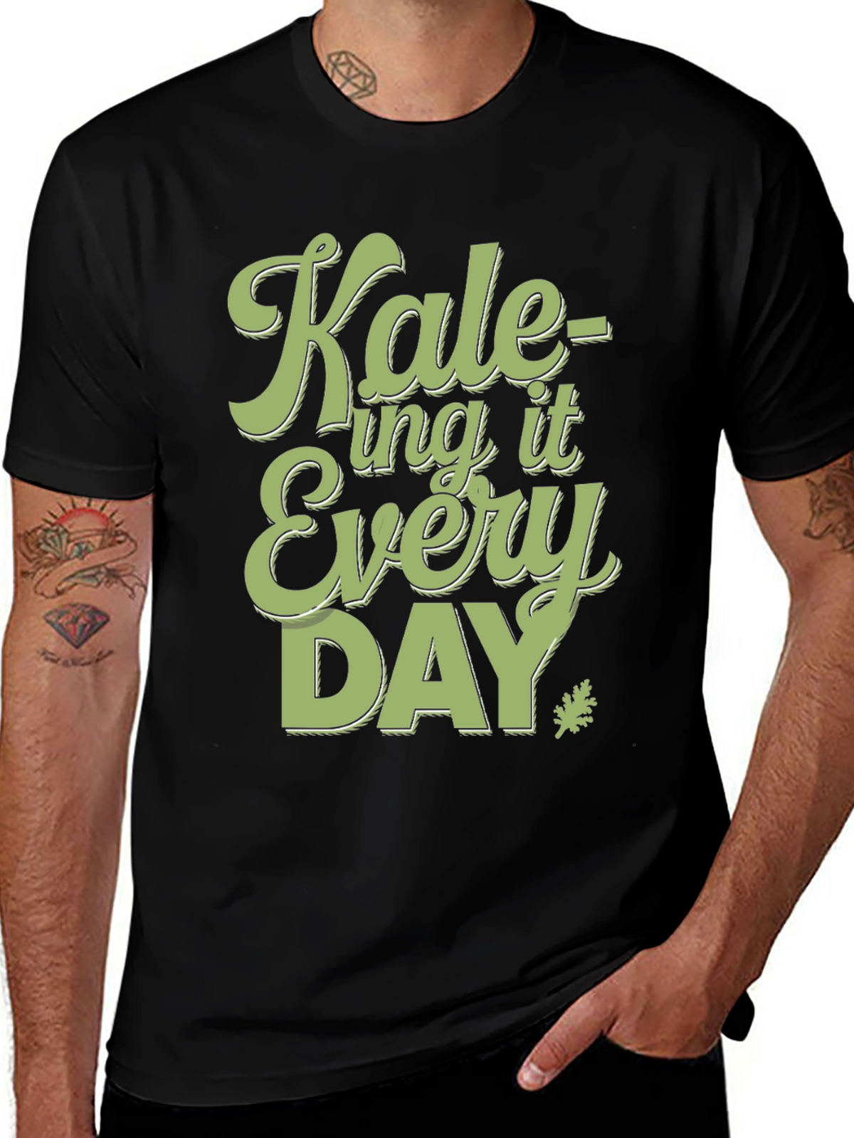 Kale-ing It Every Day T-Shirt - Fun Vegan Tee