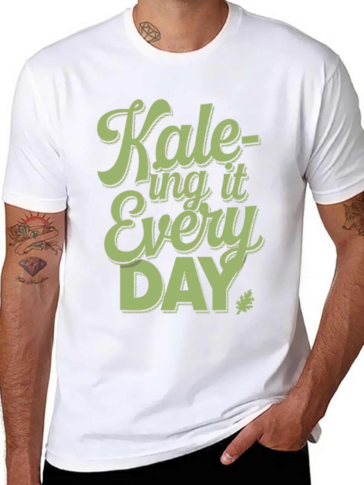 Kale-ing It Every Day T-Shirt - Fun Vegan Tee