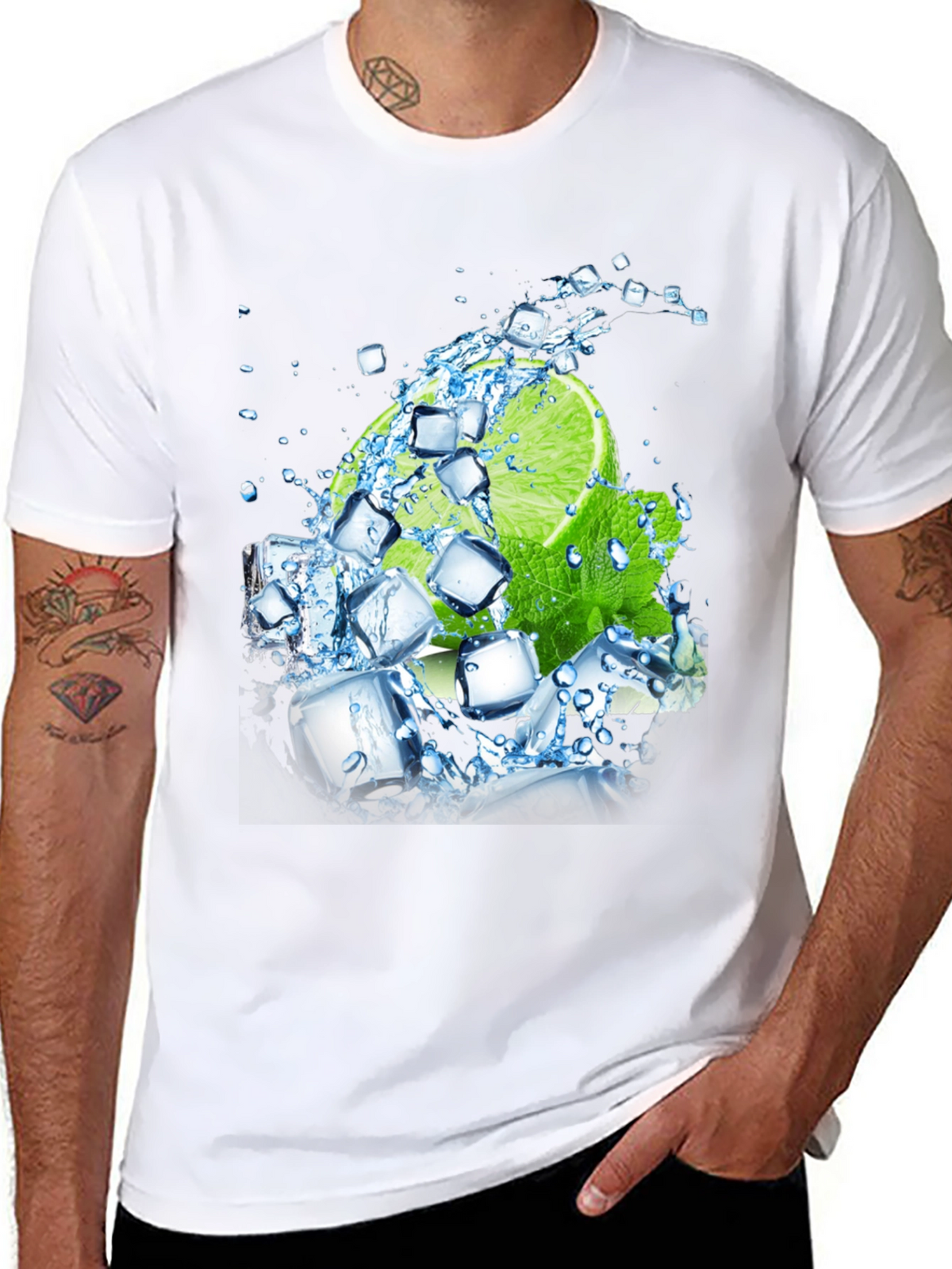 Lime Ice Refreshing Graphic Tee