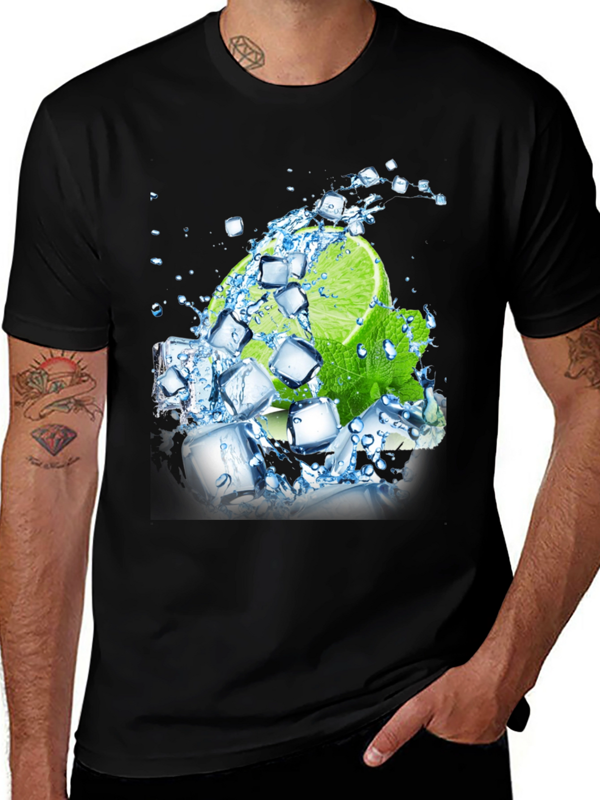 Lime Ice Refreshing Graphic Tee
