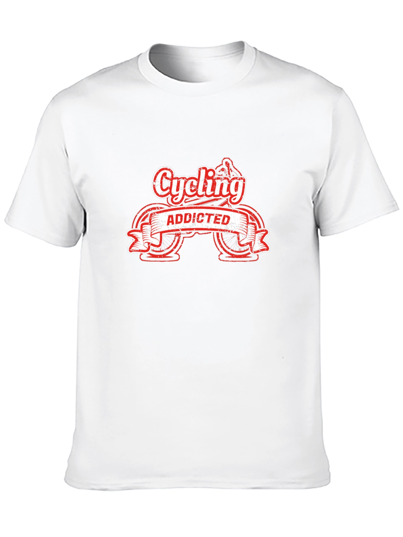Cycling Addicted Graphic Tee - Ride in Style