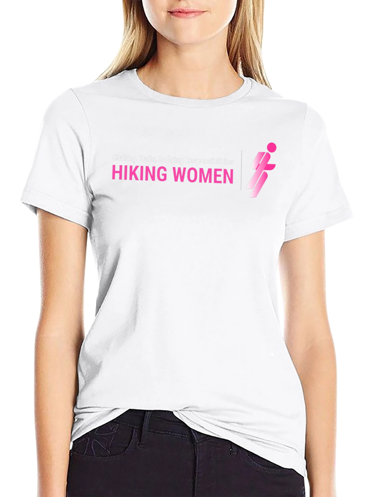 Hiking Women Tee - Trail Adventure T-Shirt