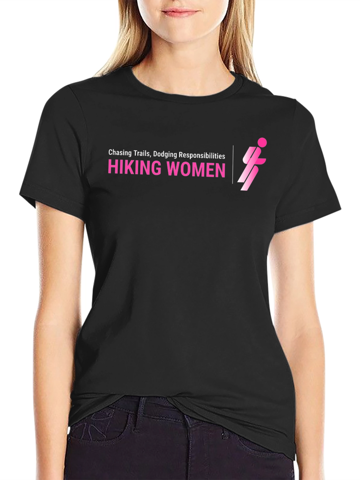 Hiking Women Tee - Trail Adventure T-Shirt