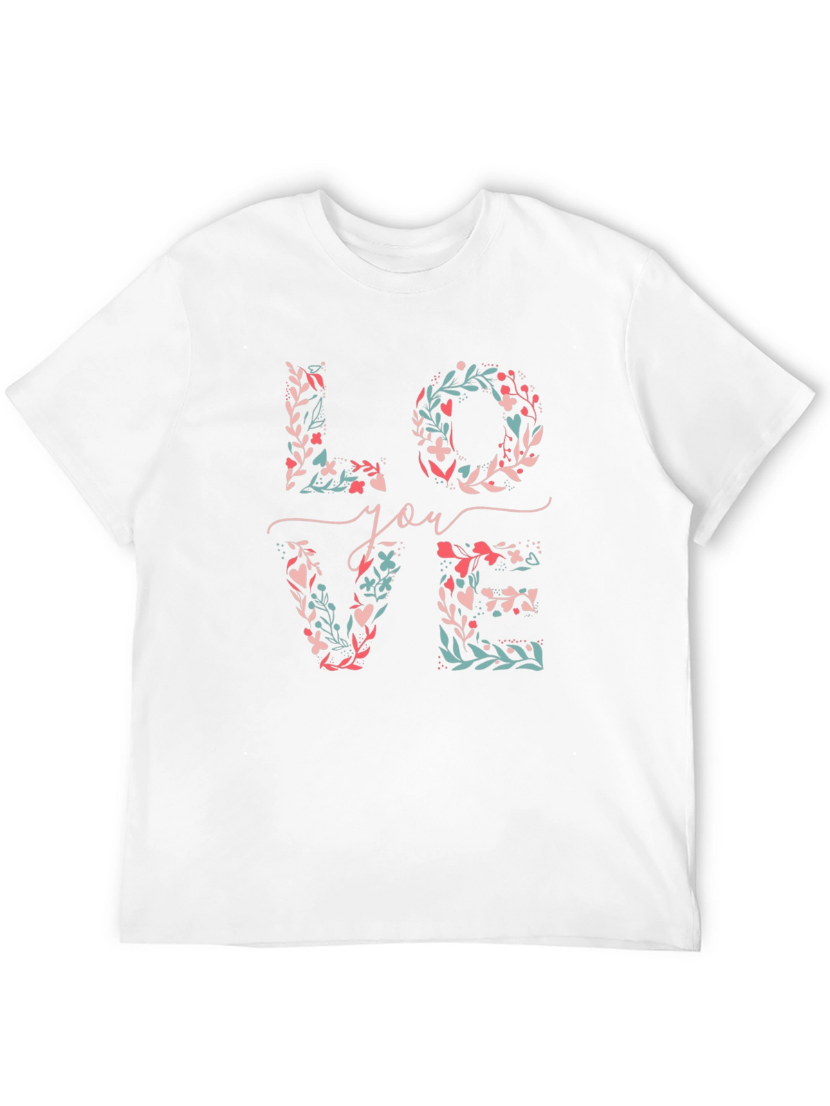 Floral LOVE You T-Shirt - Stylish & Unique