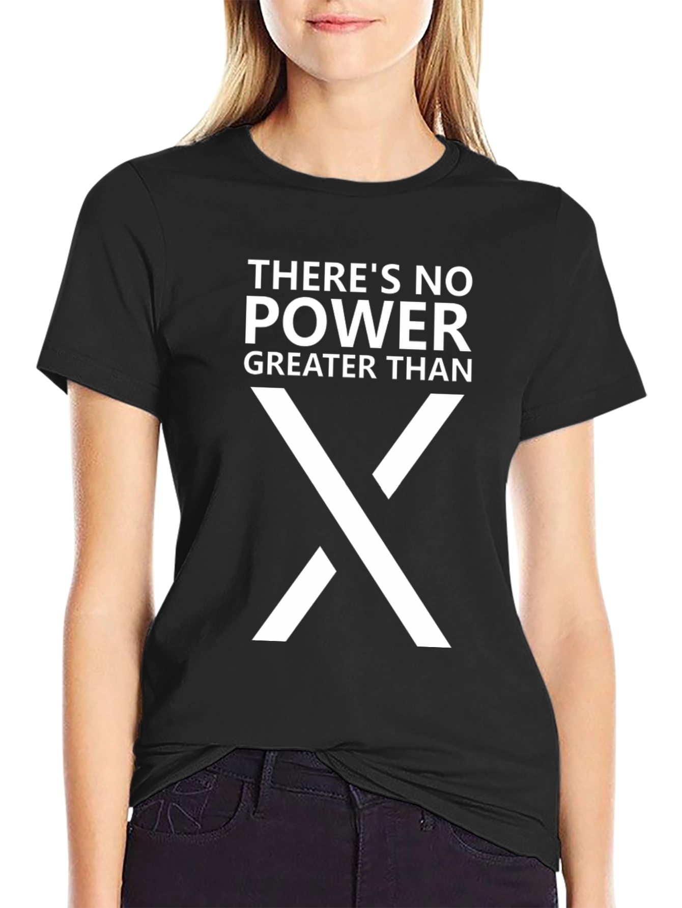 Power Symbol Graphic Tee - Black