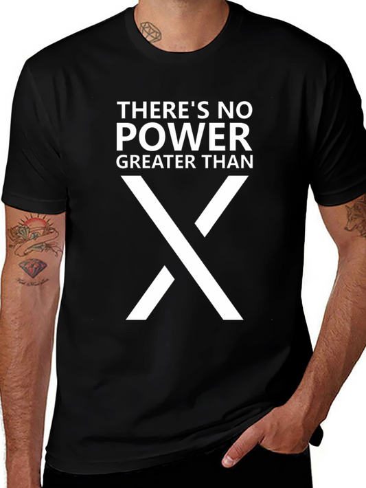 Power Symbol Graphic Tee - Black