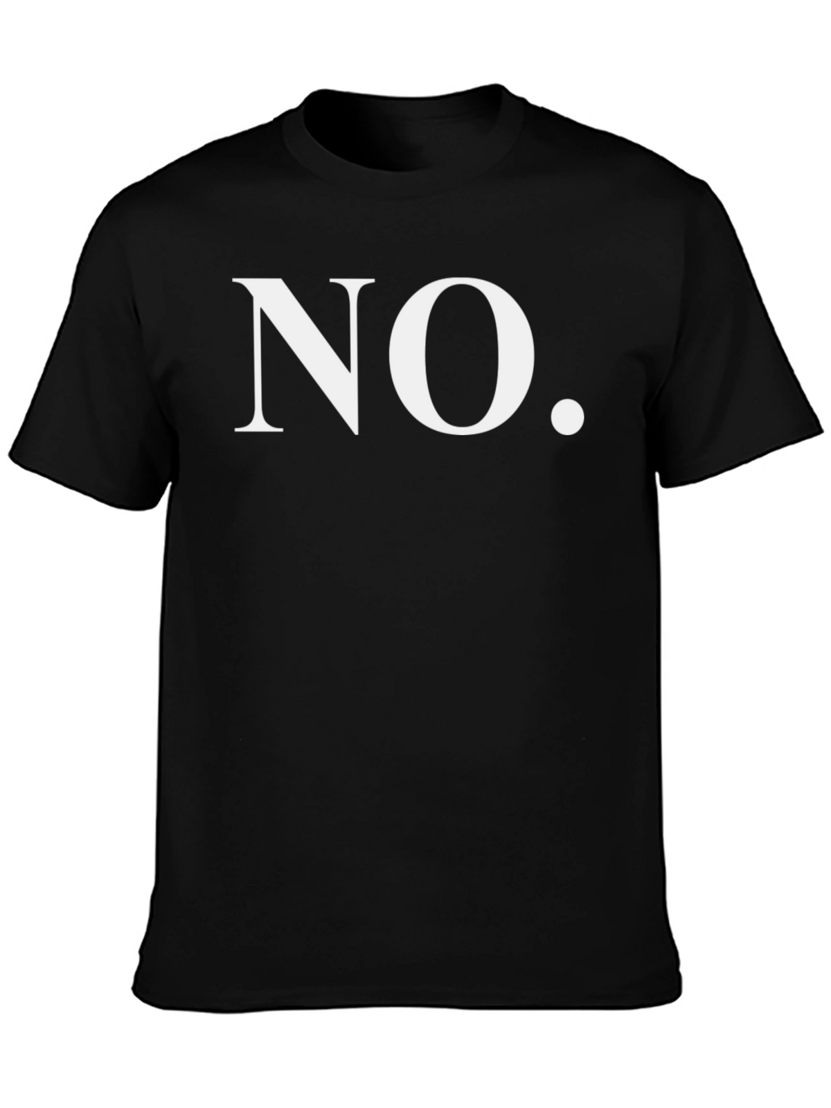 No Graphic T-Shirt - Simple Statement Tee