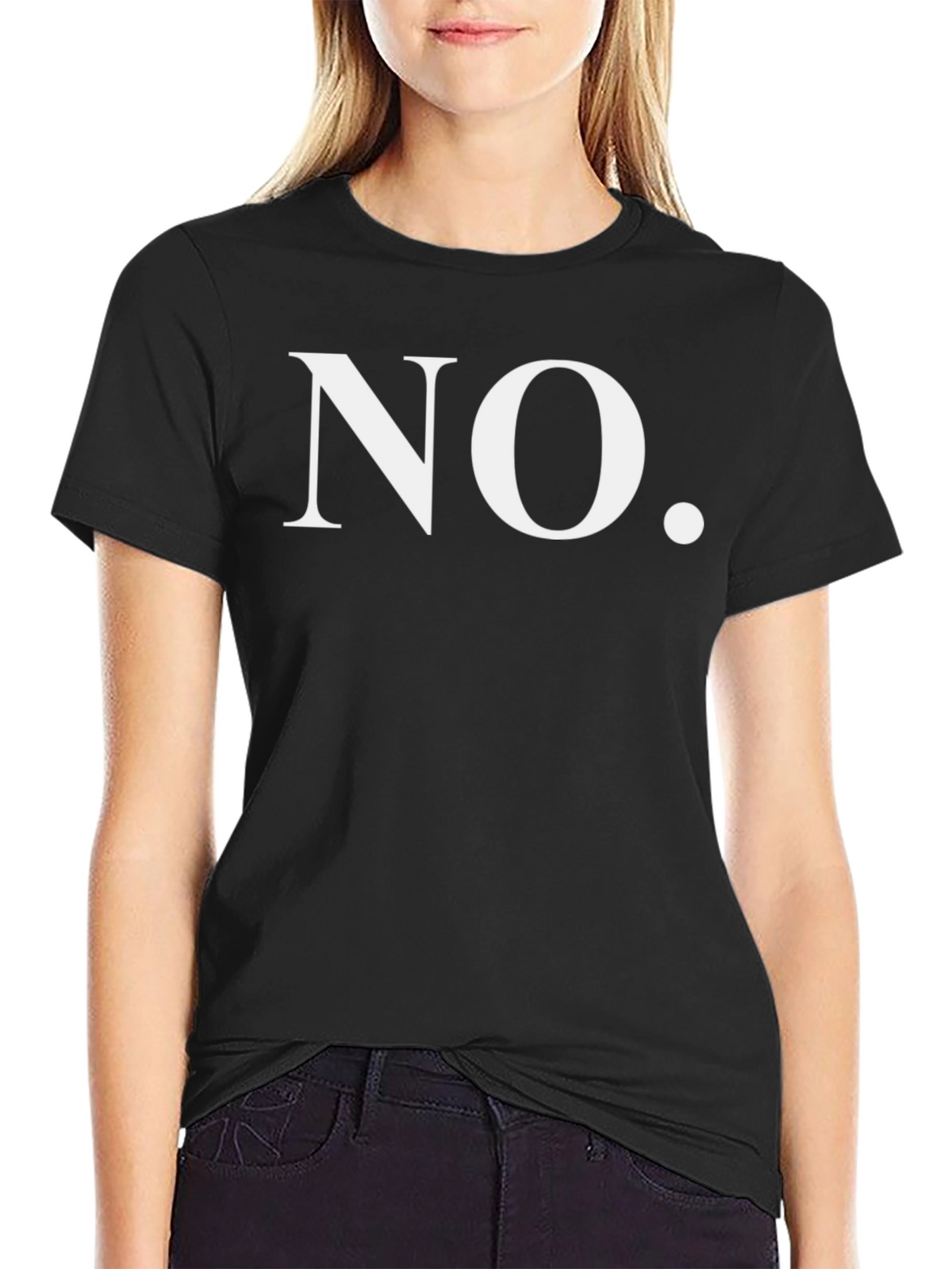 No Graphic T-Shirt - Simple Statement Tee