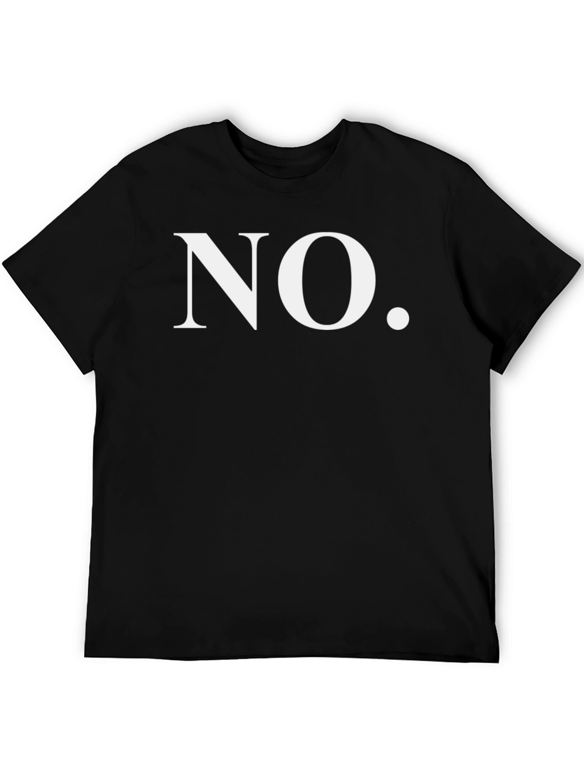 No Graphic T-Shirt - Simple Statement Tee