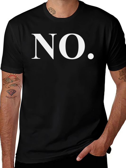 No Graphic T-Shirt - Simple Statement Tee
