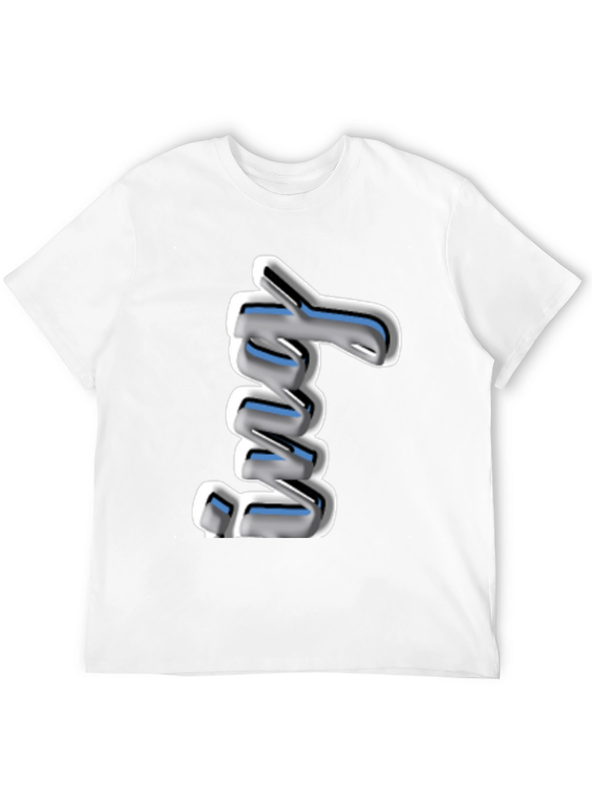 Cool 3D Spring Graphic Black T-Shirt