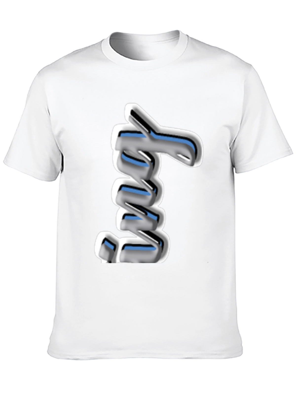 Cool 3D Spring Graphic Black T-Shirt