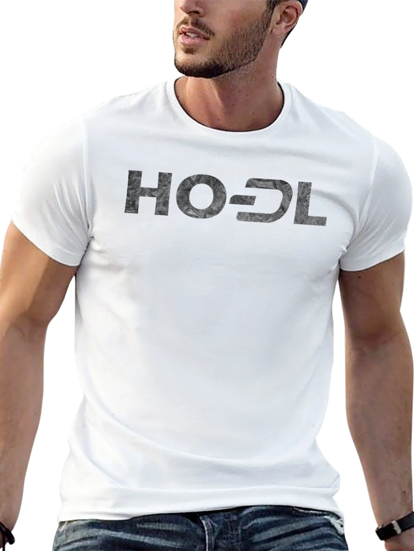 HODL Crypto Black T-Shirt - Bitcoin Meme