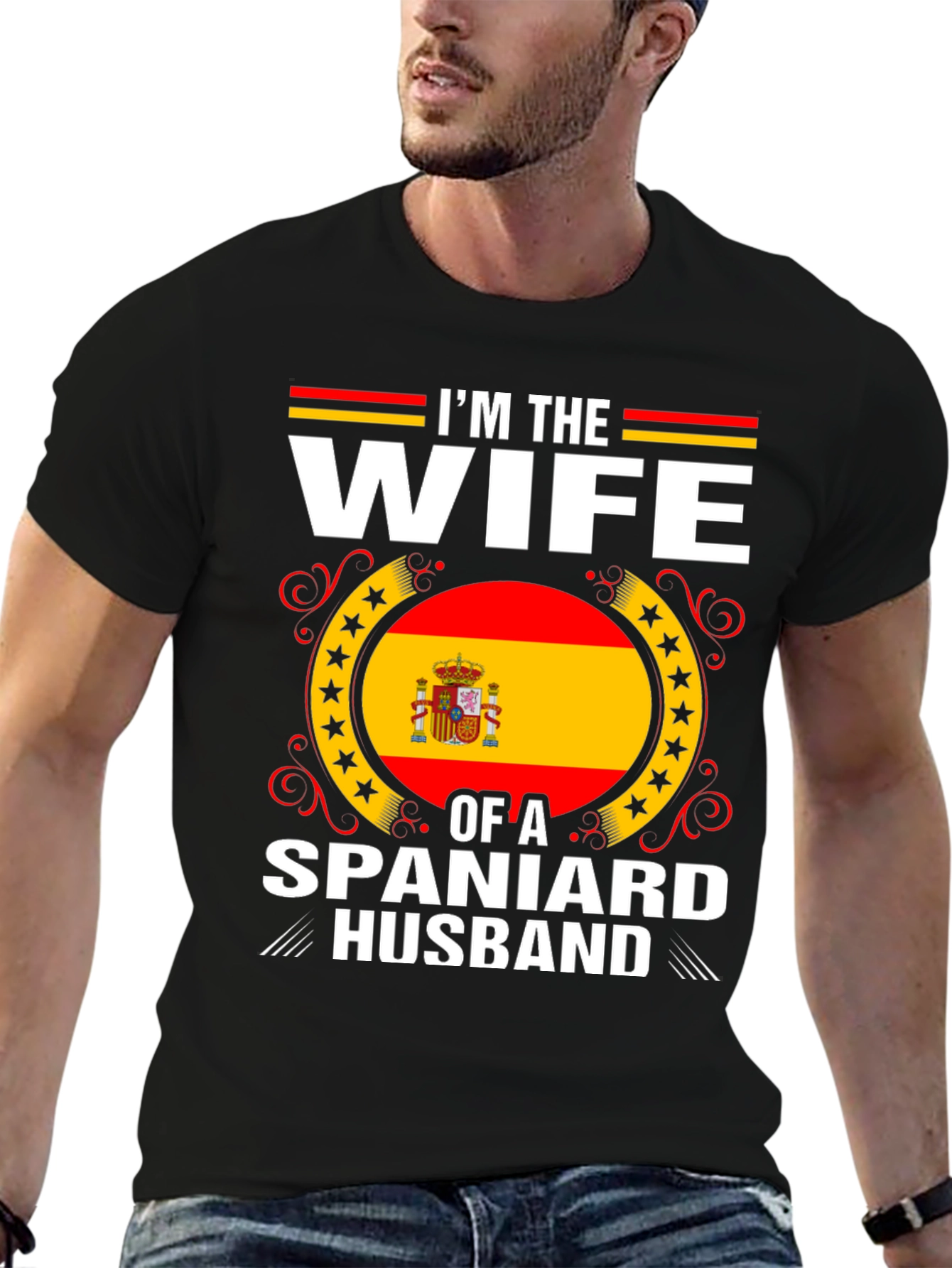 Im The Wife Of A Spaniard Husband T-Shirt