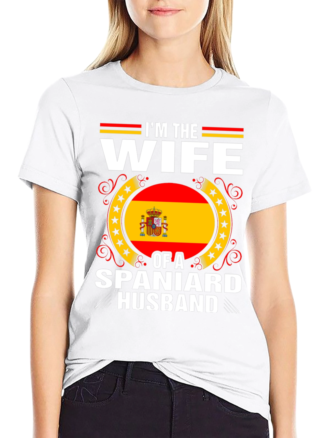 Im The Wife Of A Spaniard Husband T-Shirt