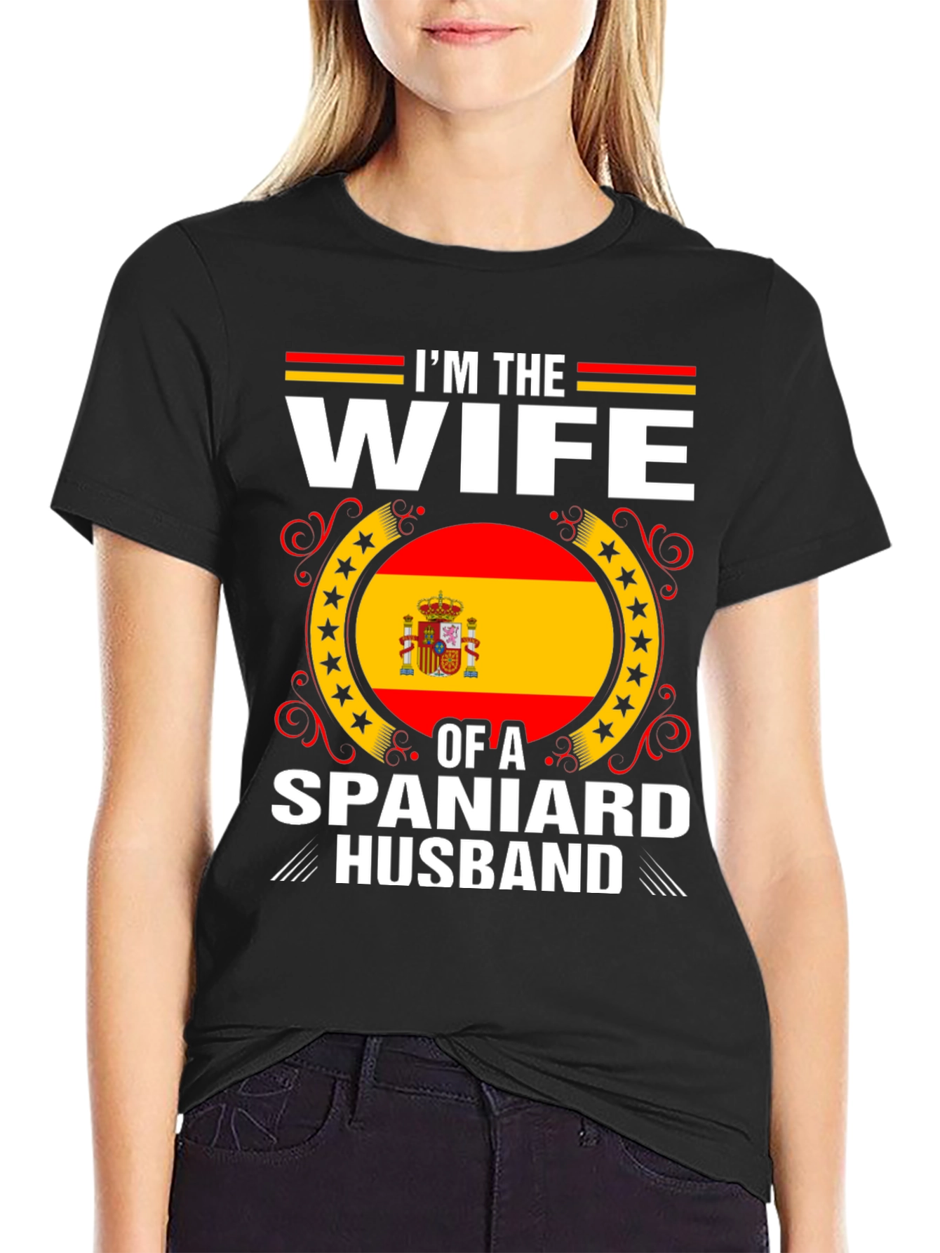 Im The Wife Of A Spaniard Husband T-Shirt