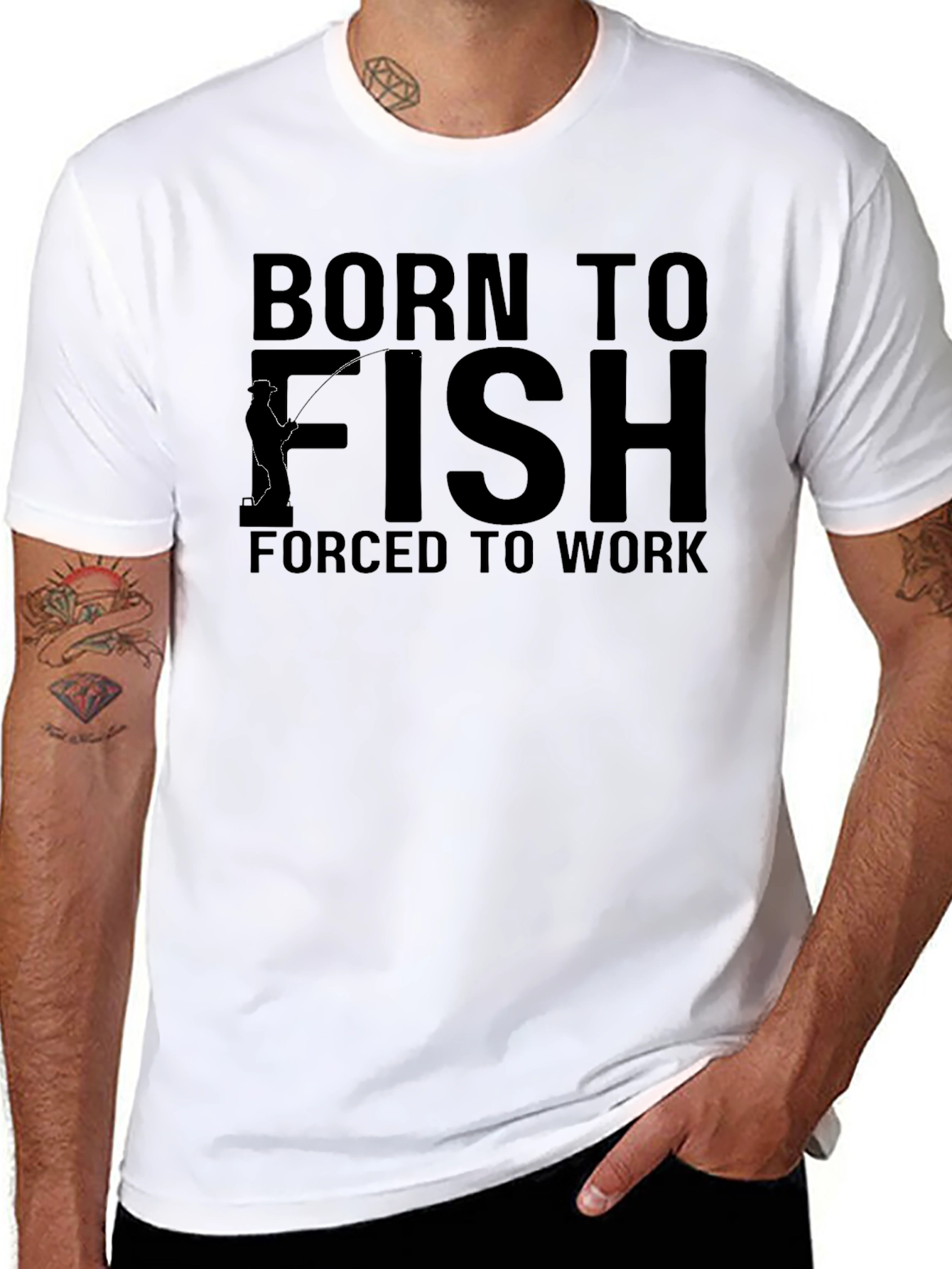 Born to Fish T-Shirt - Funny Fishing Tee