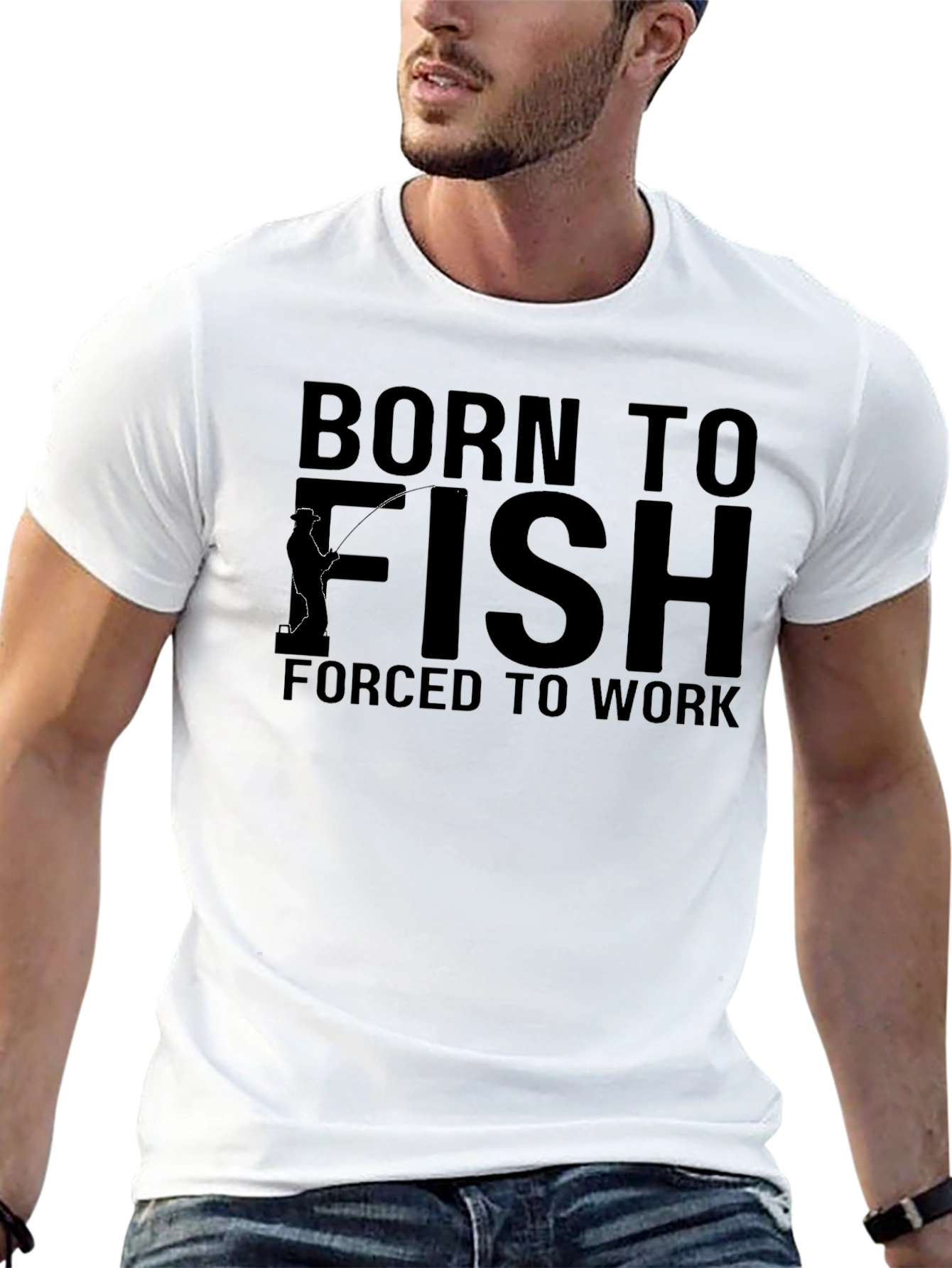 Born to Fish T-Shirt - Funny Fishing Tee