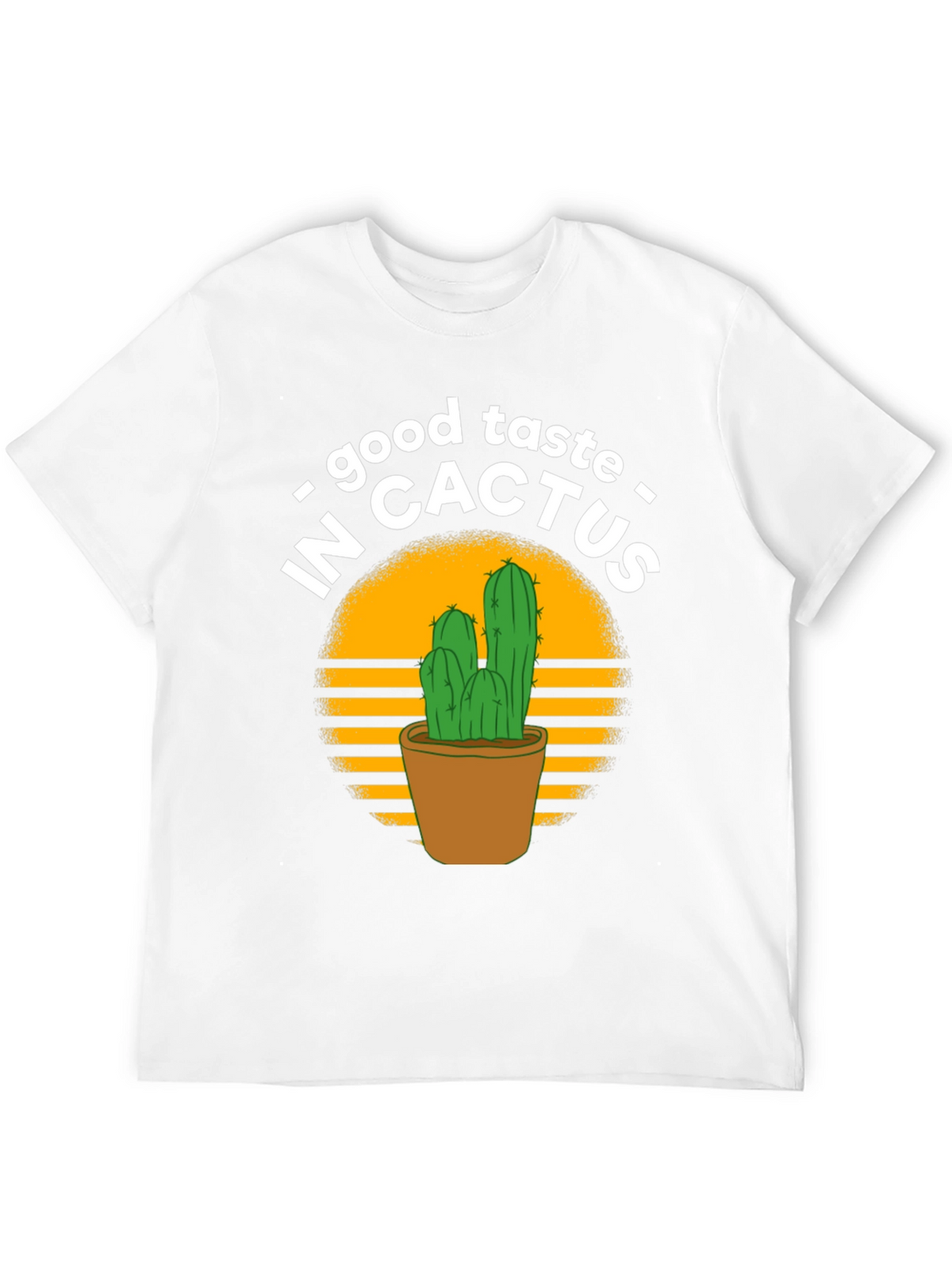Good Taste in Cactus Graphic T-Shirt