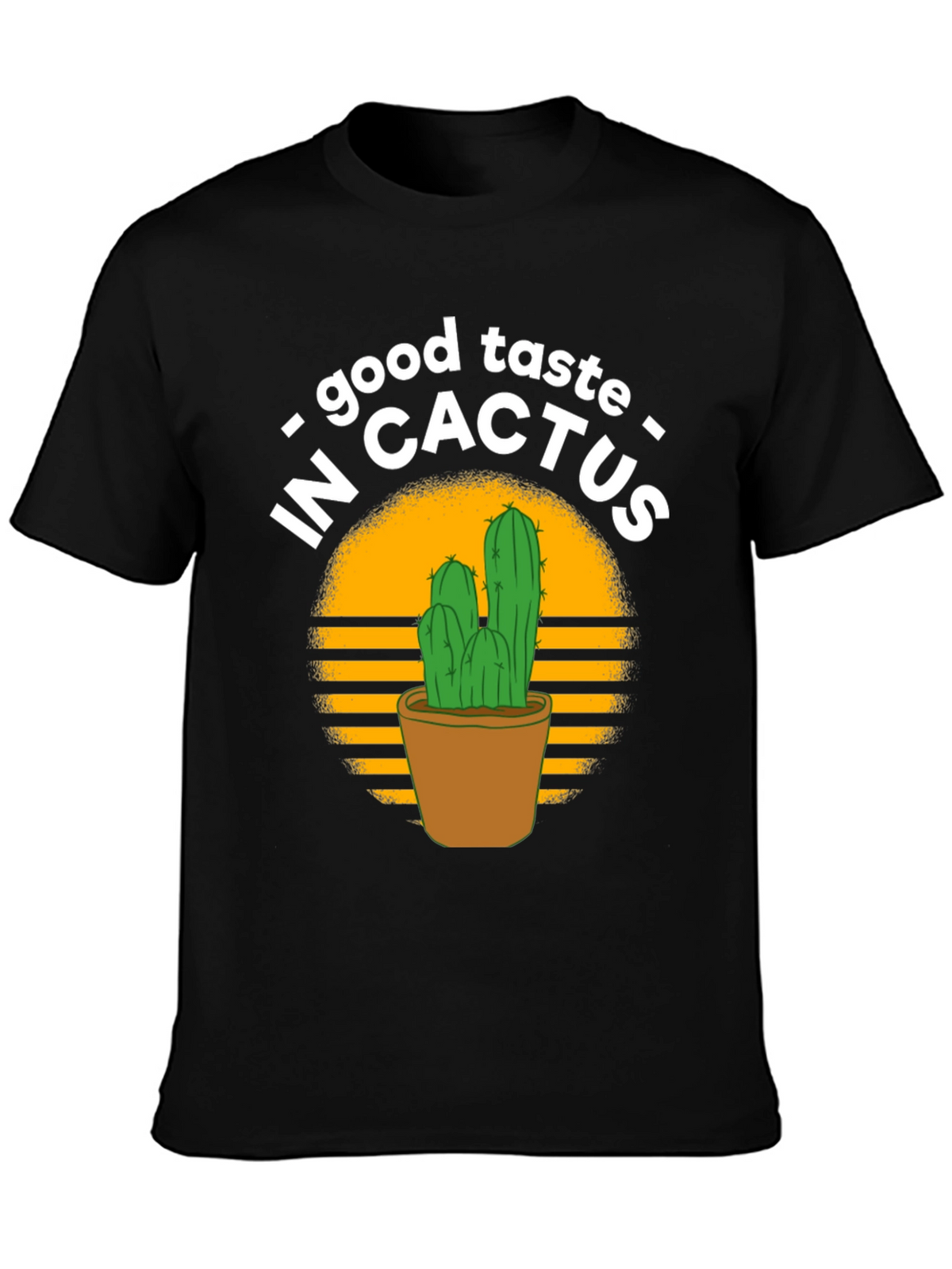 Good Taste in Cactus Graphic T-Shirt