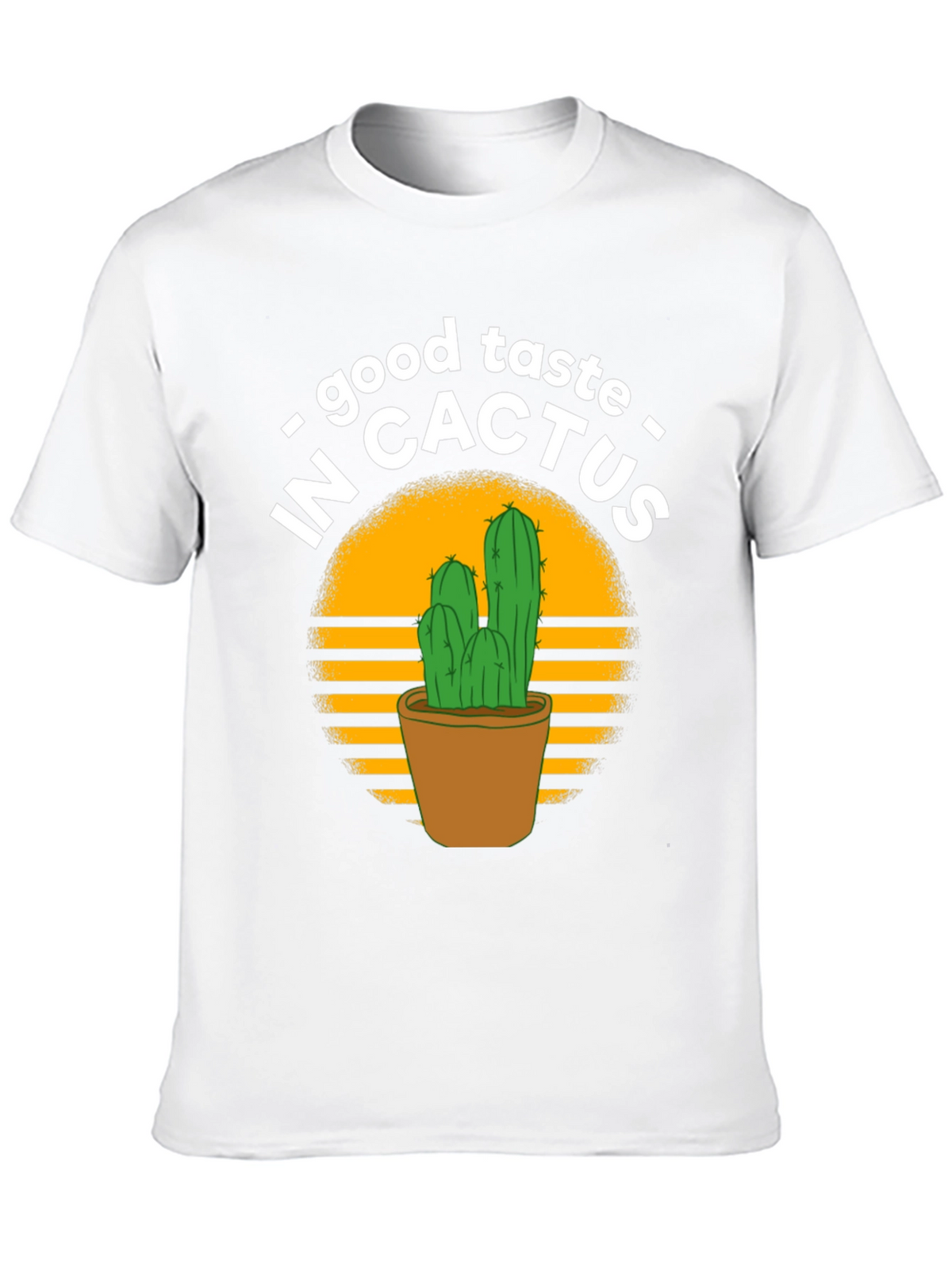 Good Taste in Cactus Graphic T-Shirt