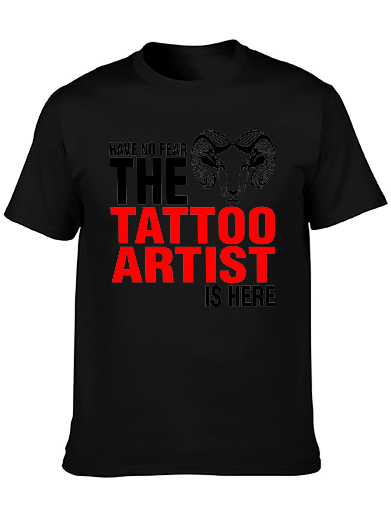 Tattoo Artist Graphic T-Shirt - Black Cotton Tee