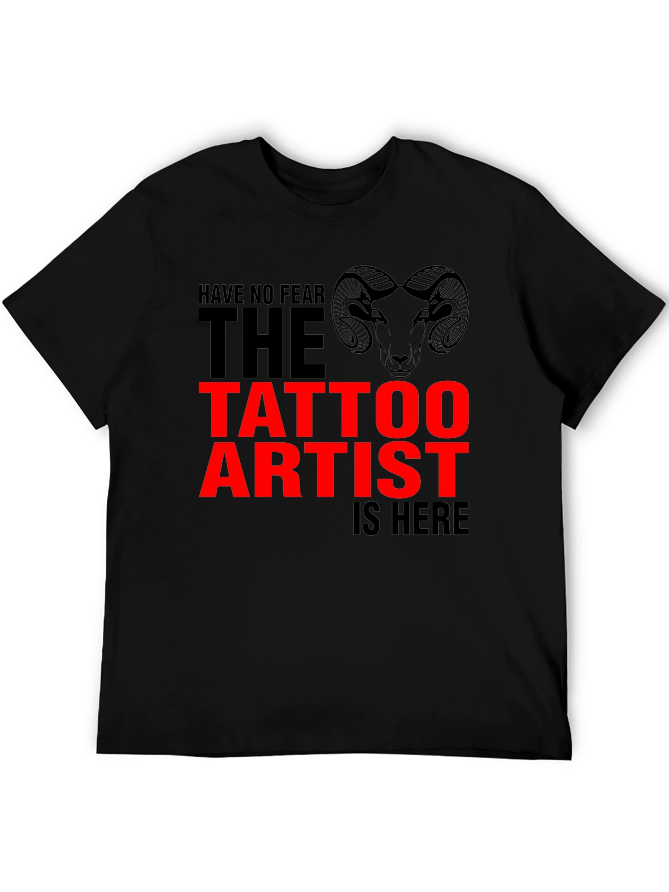 Tattoo Artist Graphic T-Shirt - Black Cotton Tee