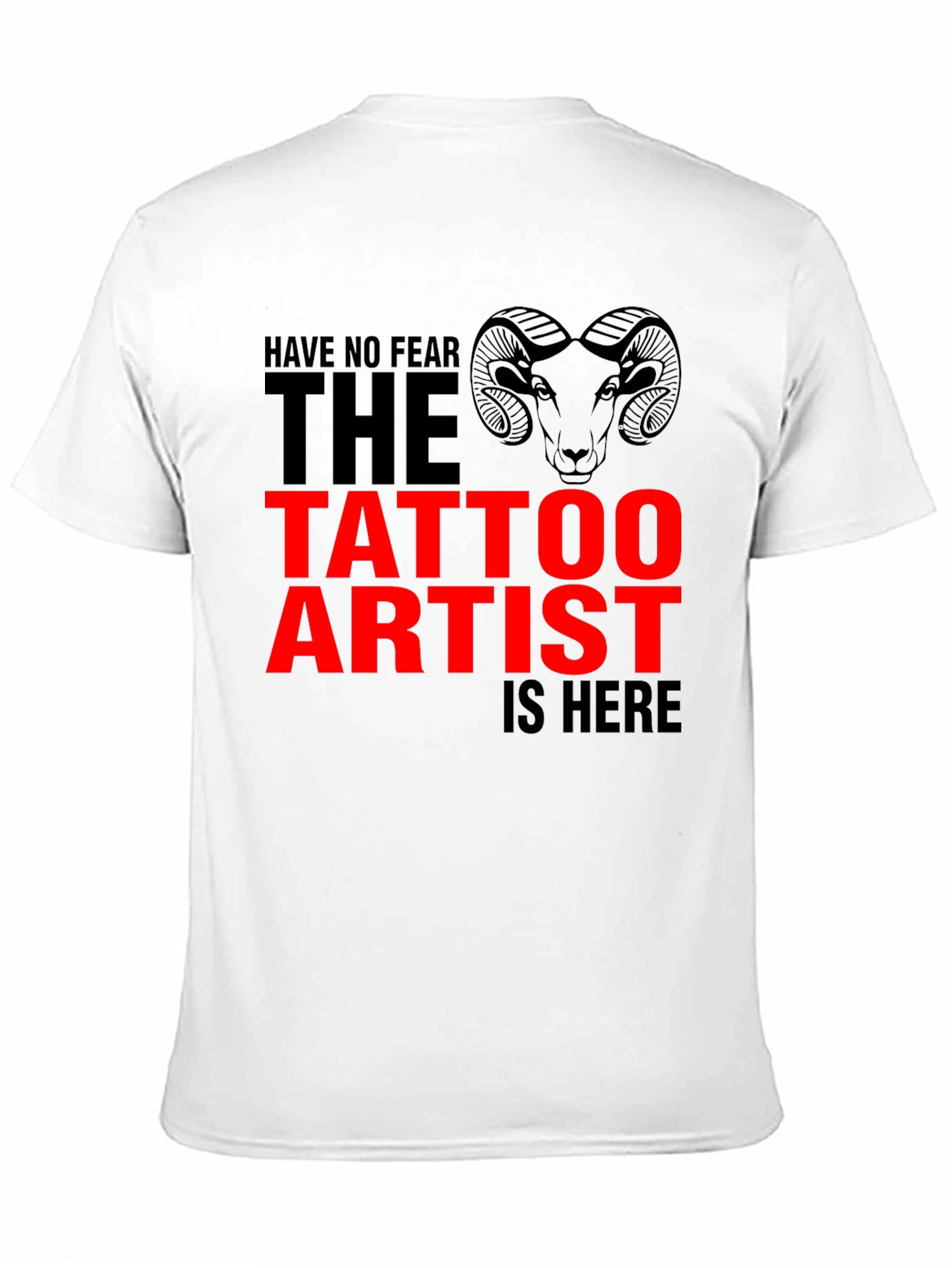 Tattoo Artist Graphic T-Shirt - Black Cotton Tee
