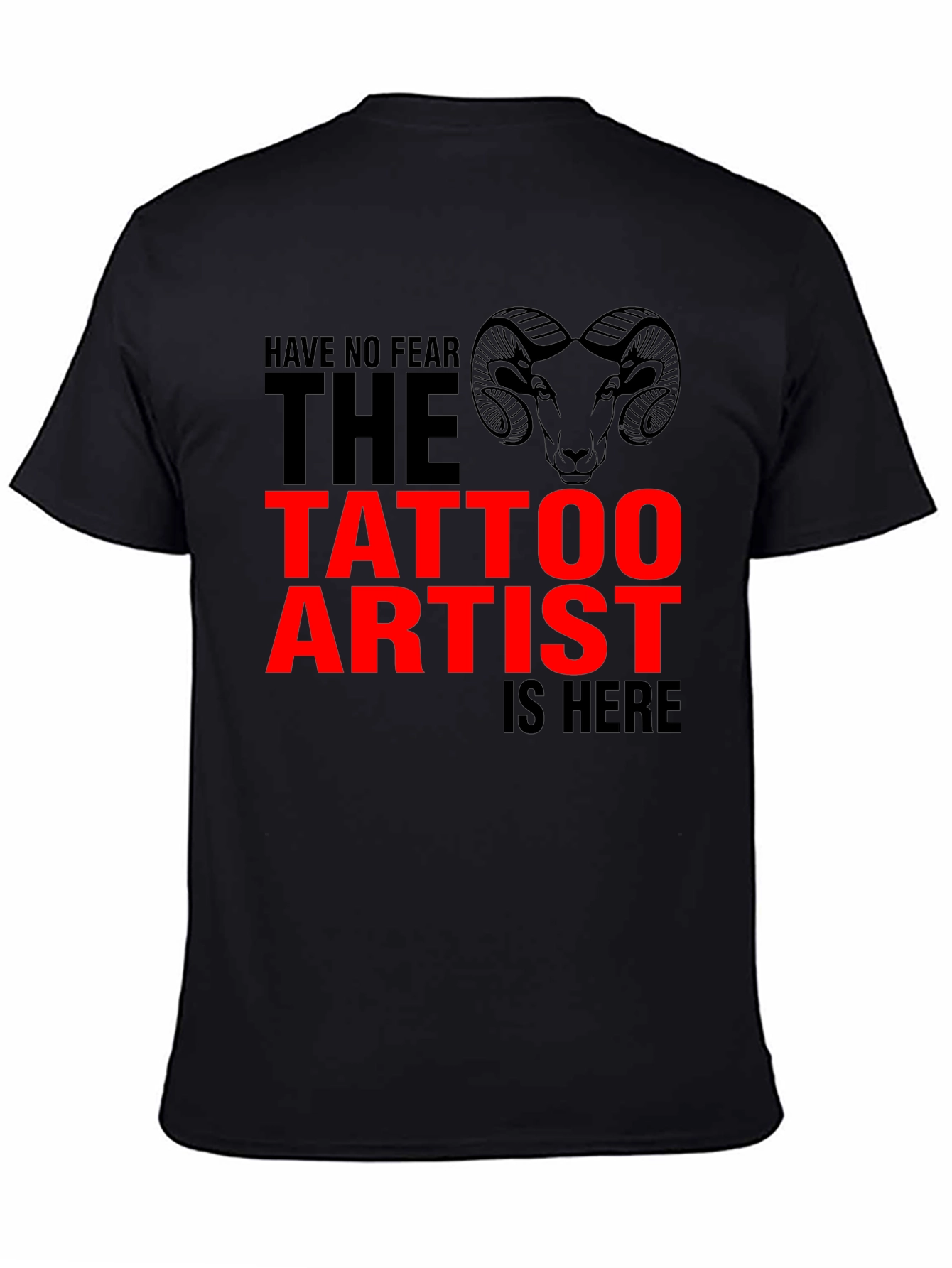 Tattoo Artist Graphic T-Shirt - Black Cotton Tee