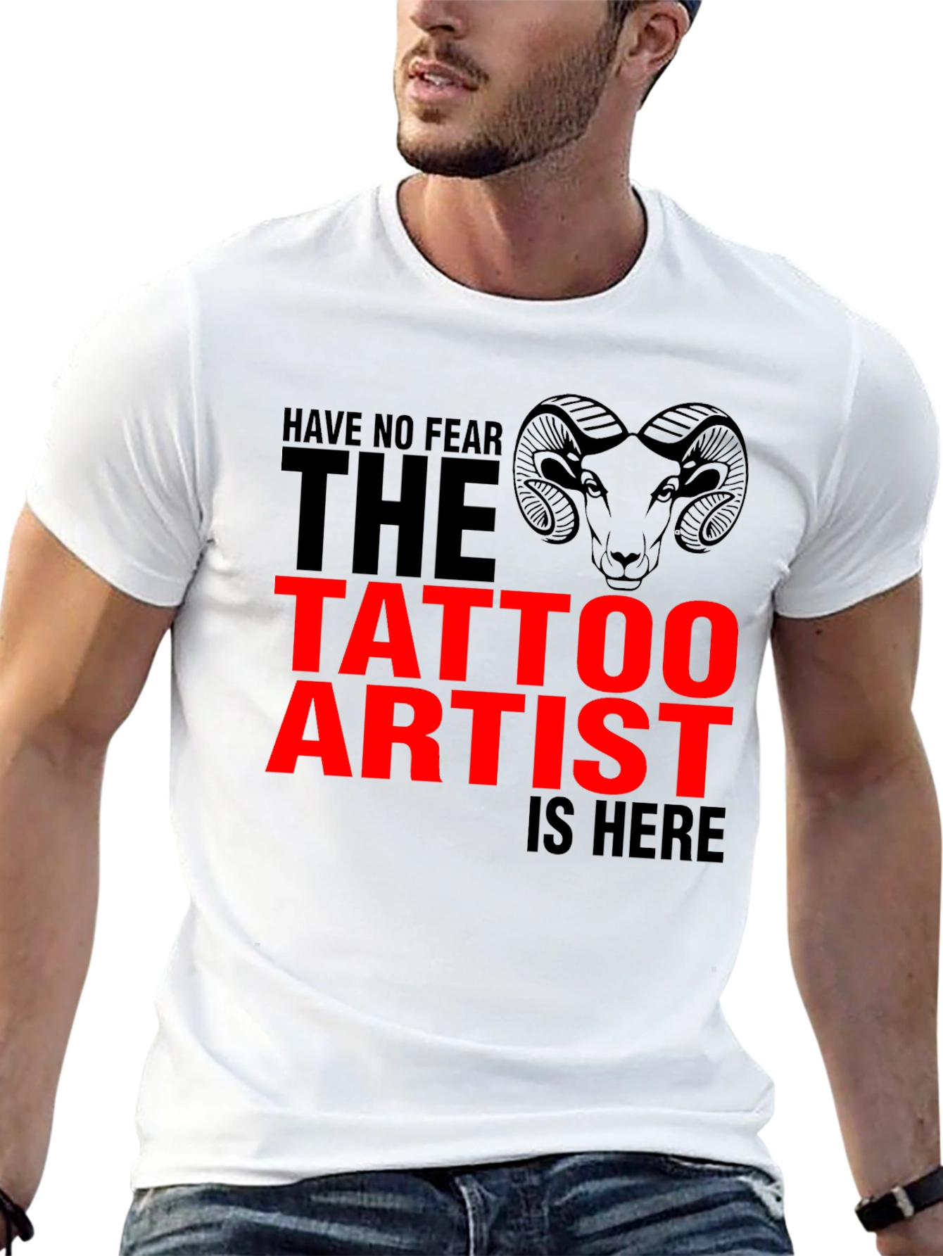 Tattoo Artist Graphic T-Shirt - Black Cotton Tee