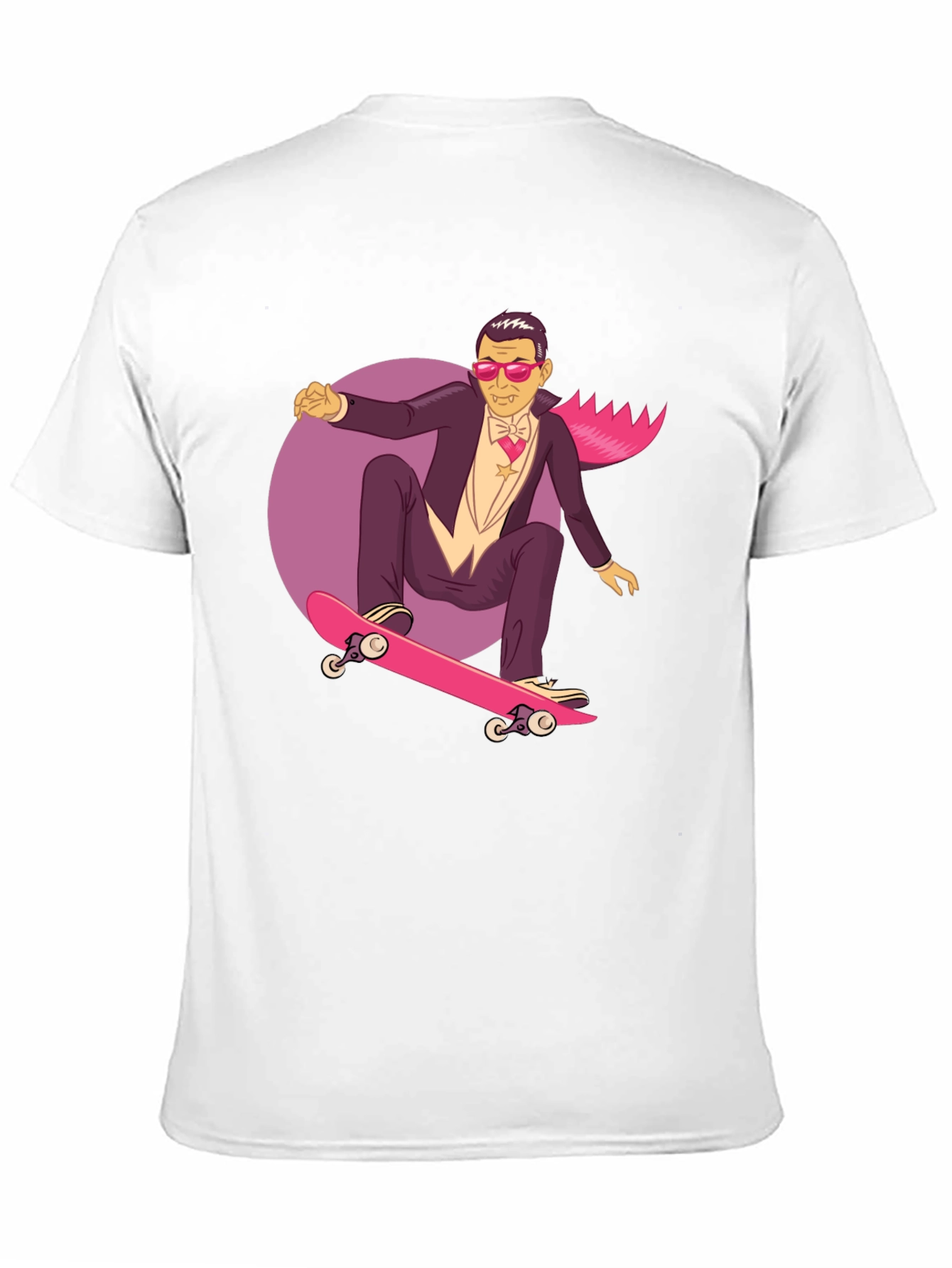 Skateboarding Vampire Graphic Tee