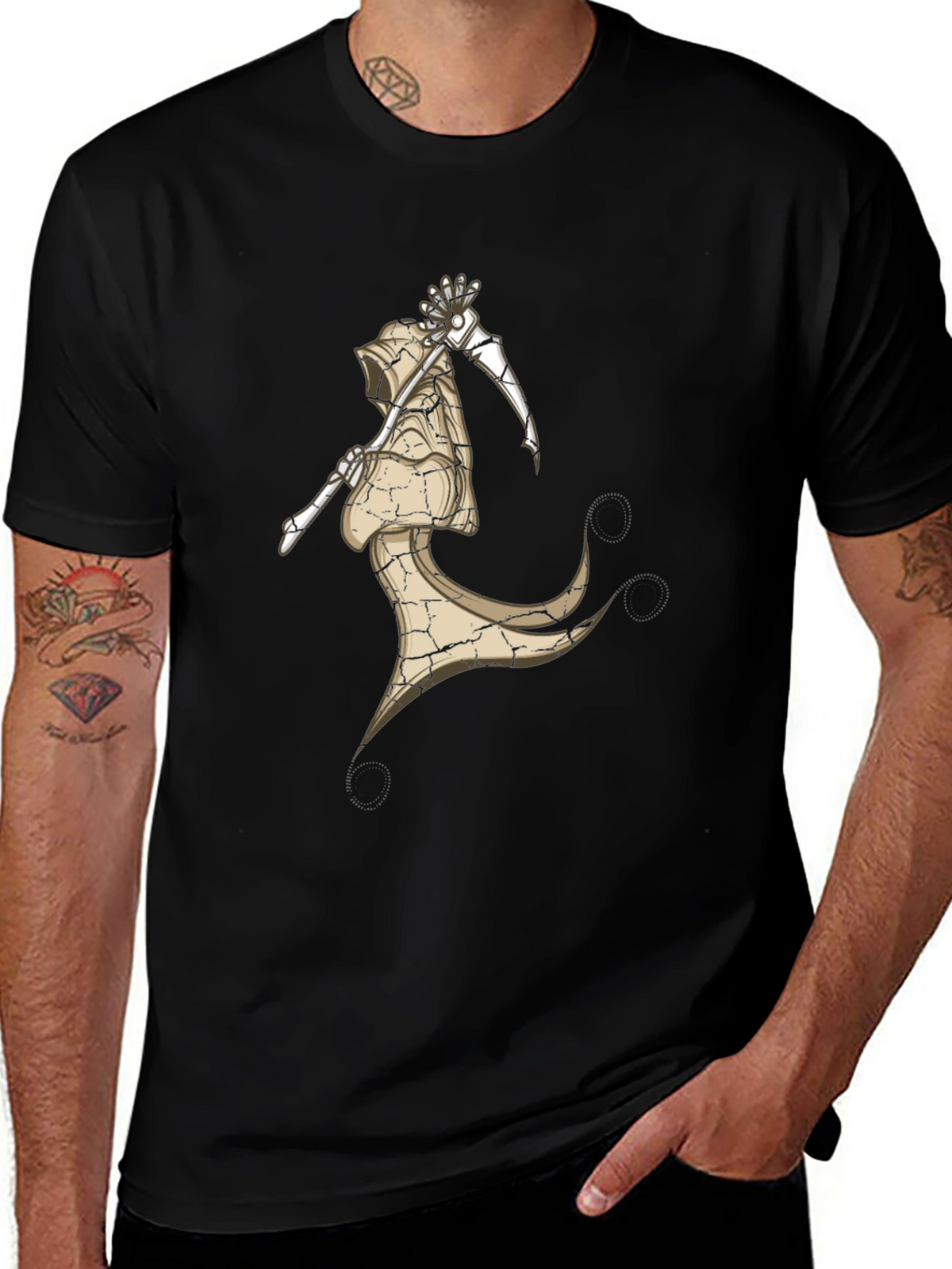 Grim Reaper Graphic Tee - Dark Humor T-Shirt