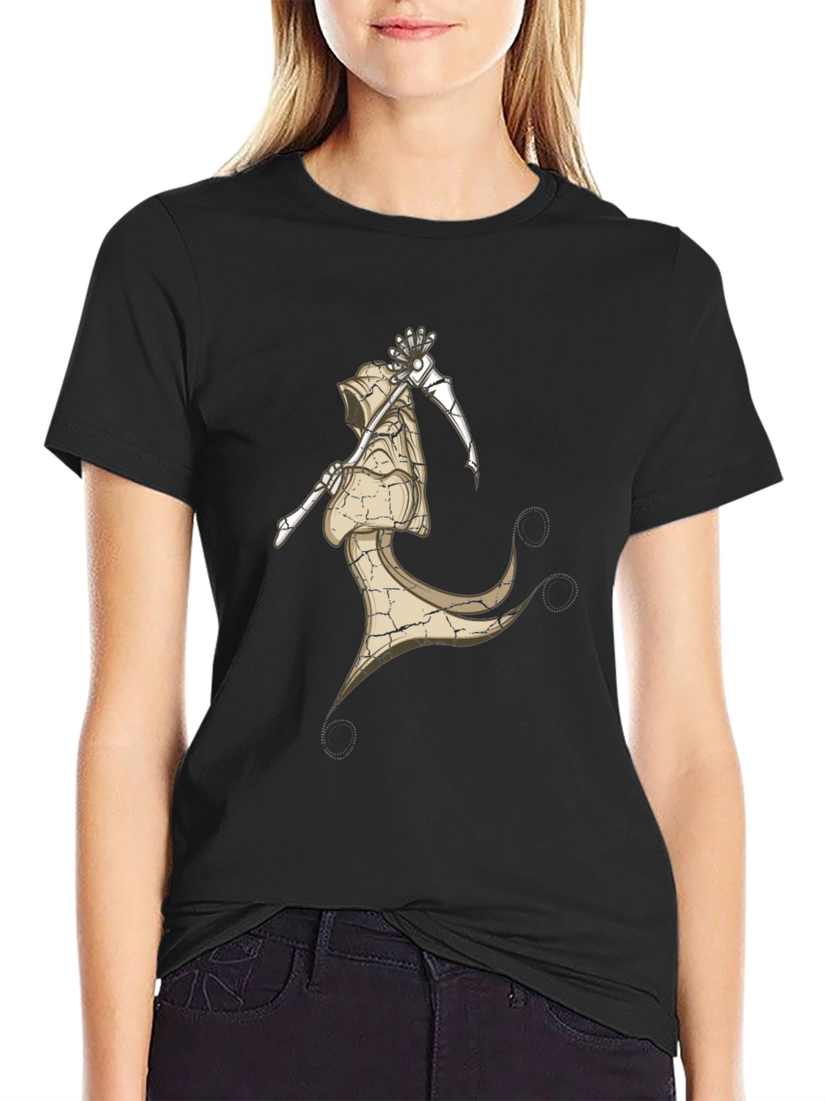 Grim Reaper Graphic Tee - Dark Humor T-Shirt