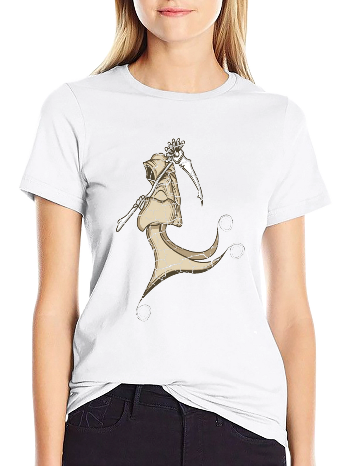 Grim Reaper Graphic Tee - Dark Humor T-Shirt