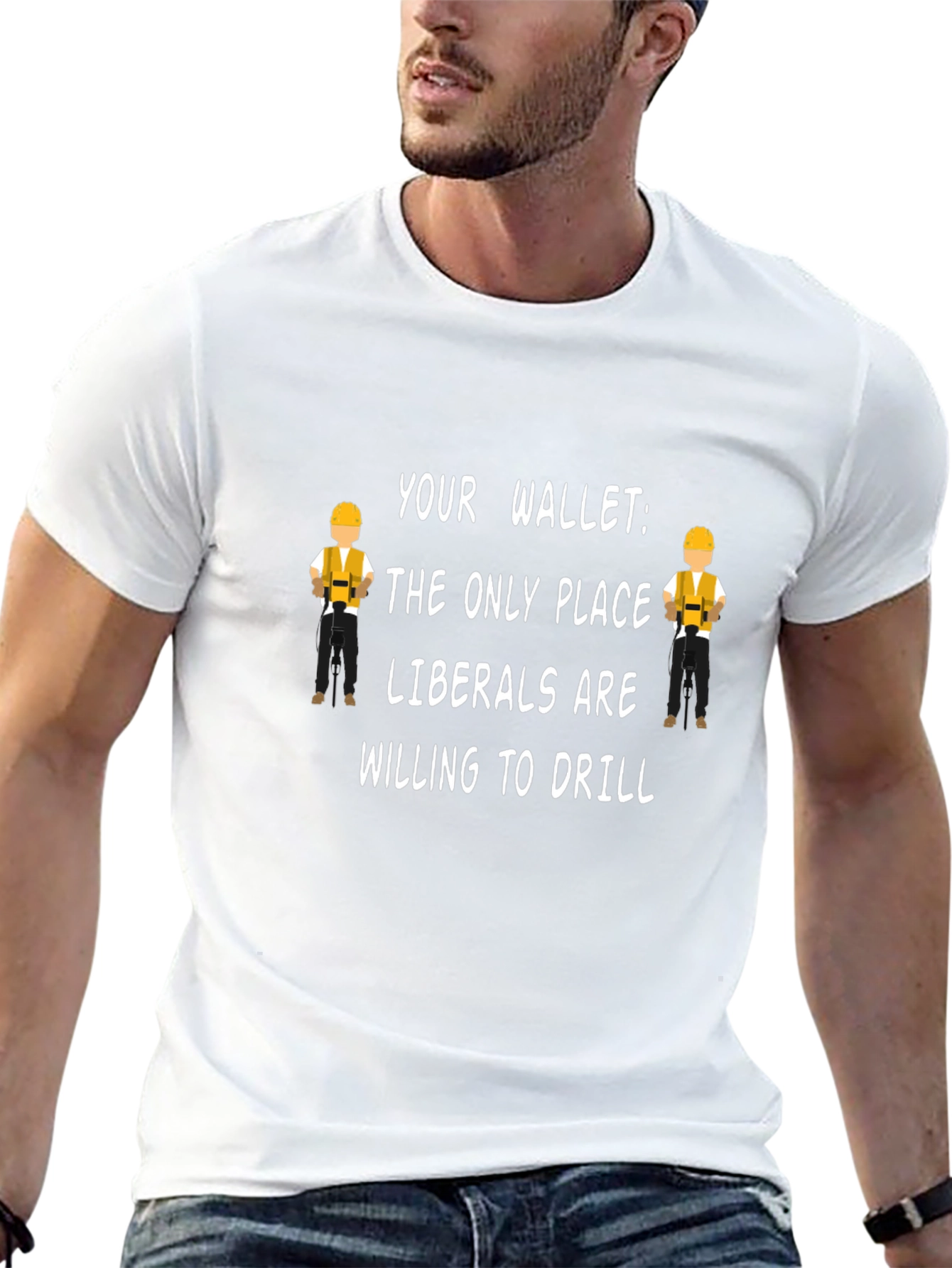 Political Slogan T-Shirt: Liberals & Wallets
