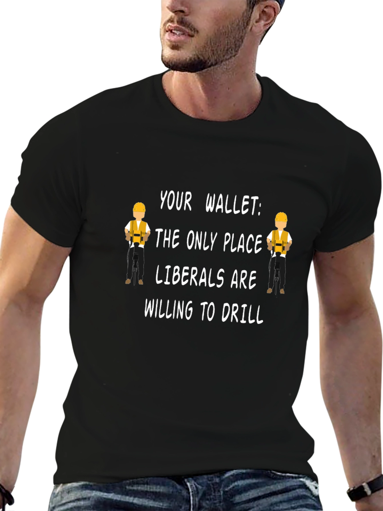 Political Slogan T-Shirt: Liberals & Wallets