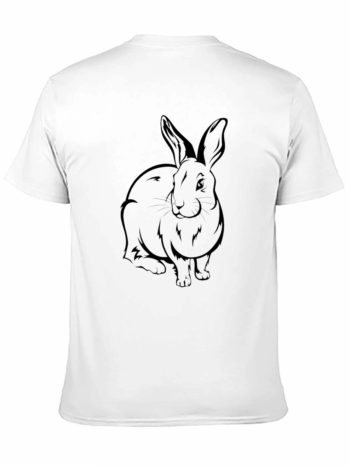 Rabbit Graphic Print T-Shirt