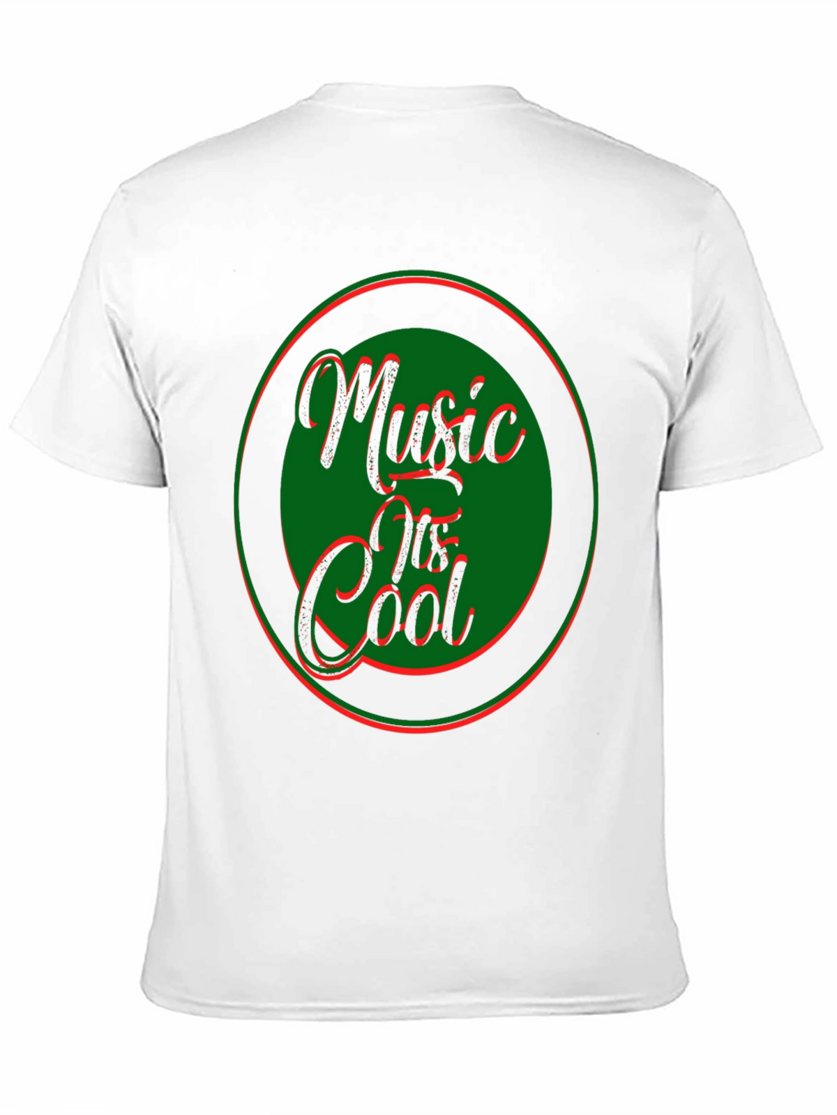 Music Is Cool Graphic Tee - Black