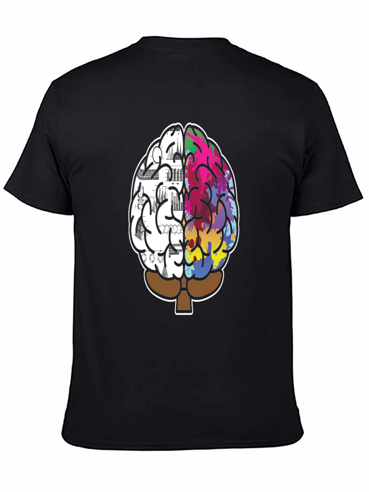 Creative Mind T-Shirt - Left Brain Right Brain Tee