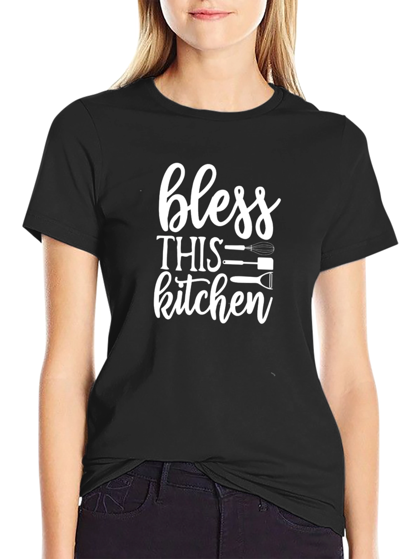Bless This Kitchen T-Shirt - Chefs Delight