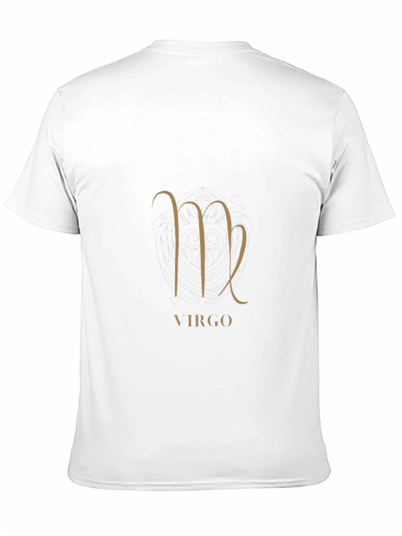 Virgo Zodiac Sign Black Graphic Tee