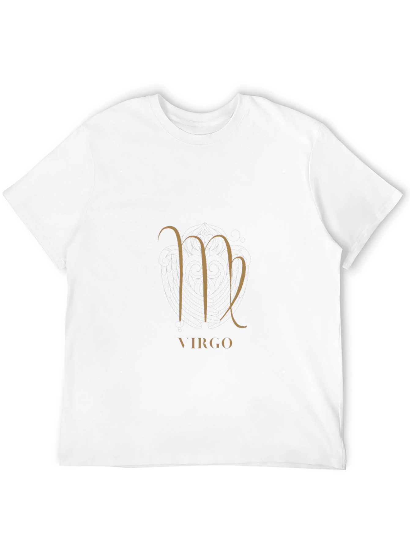 Virgo Zodiac Sign Black Graphic Tee