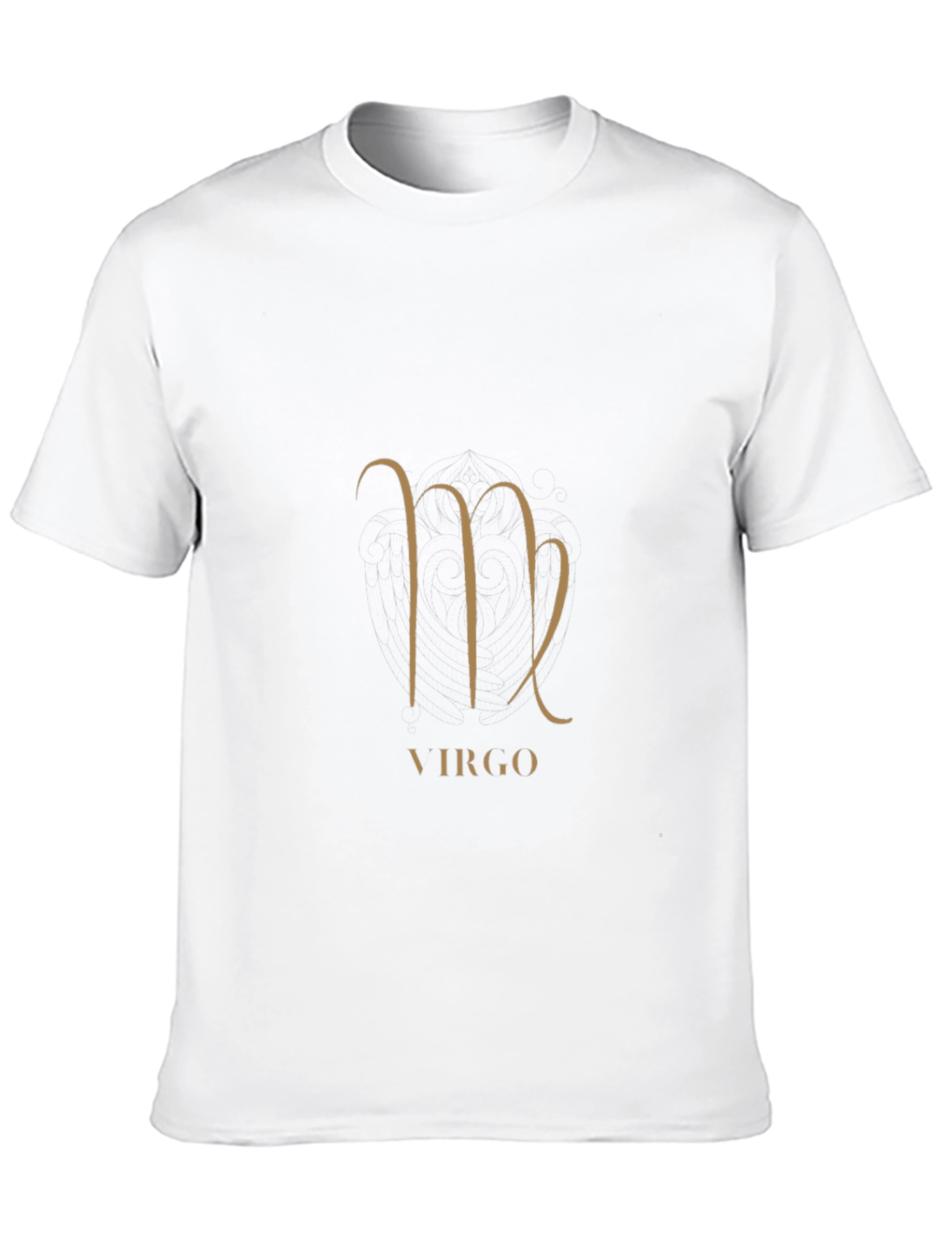 Virgo Zodiac Sign Black Graphic Tee