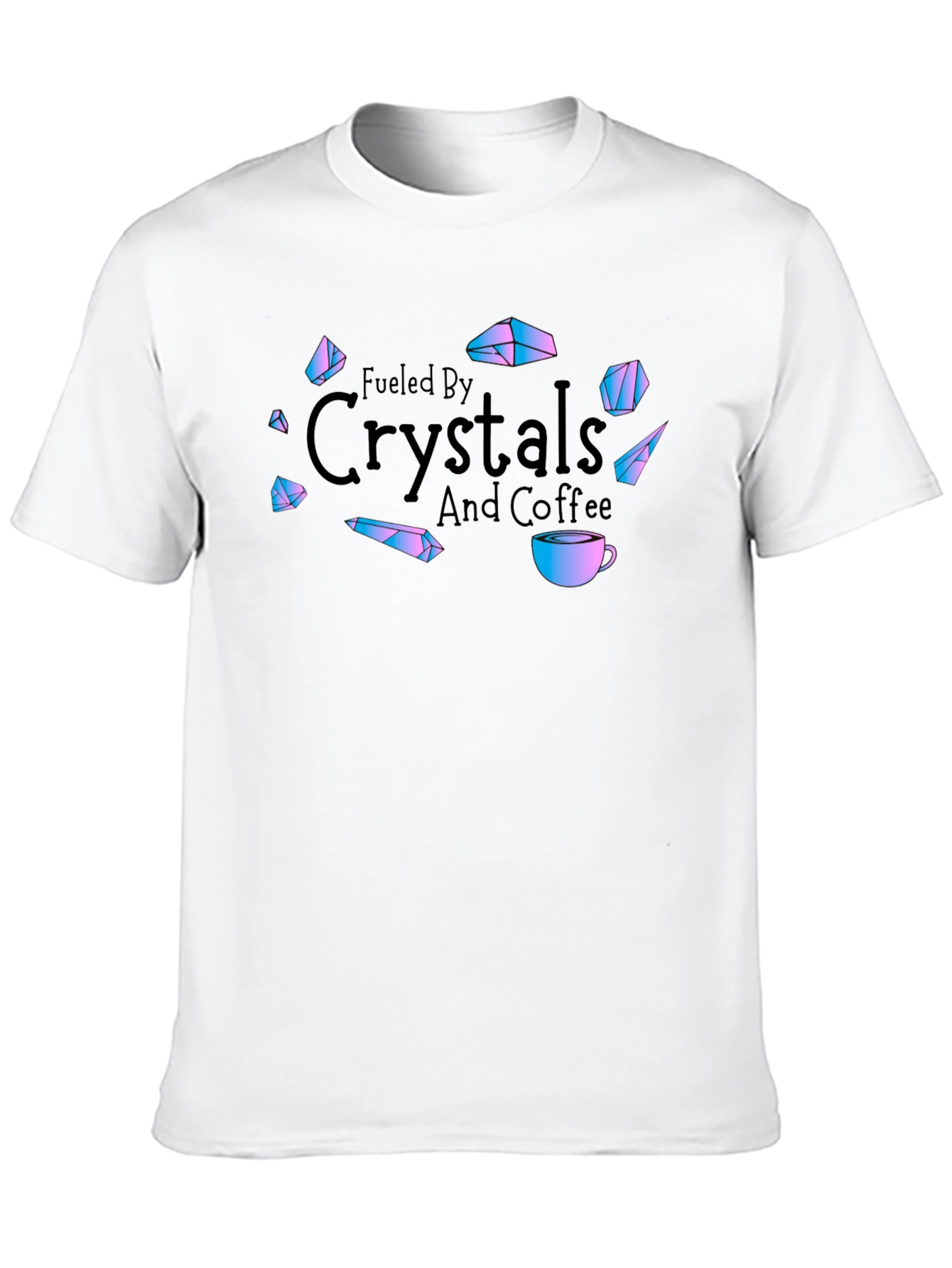 Crystals and Coffee Graphic Tee