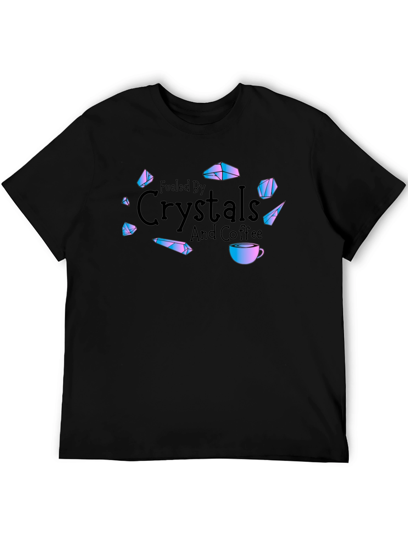 Crystals and Coffee Graphic Tee